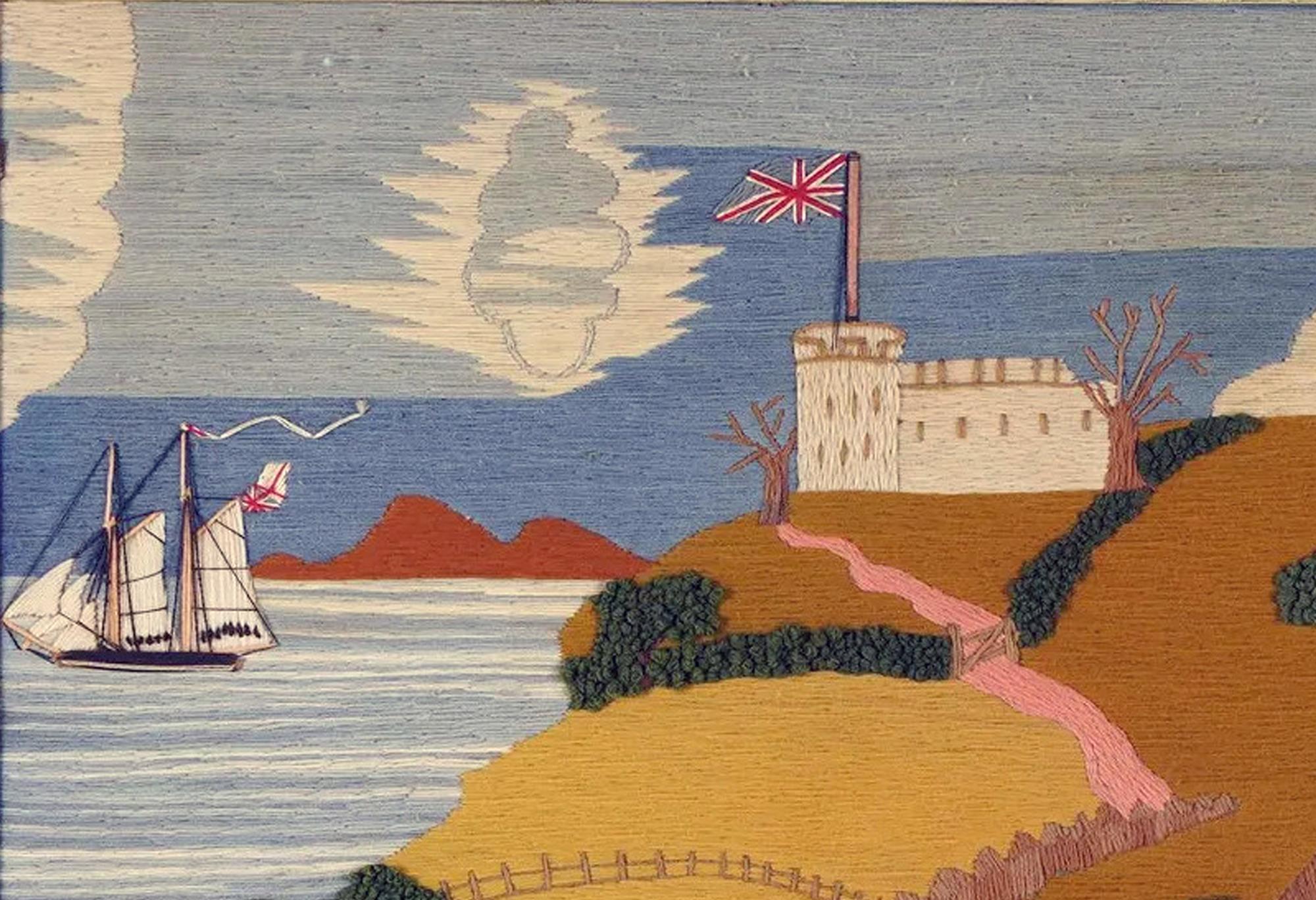 English British Sailor's Woolwork, the Sailor's Farewell