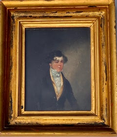 Early Victorian English / British 19th century Portrait of a young man