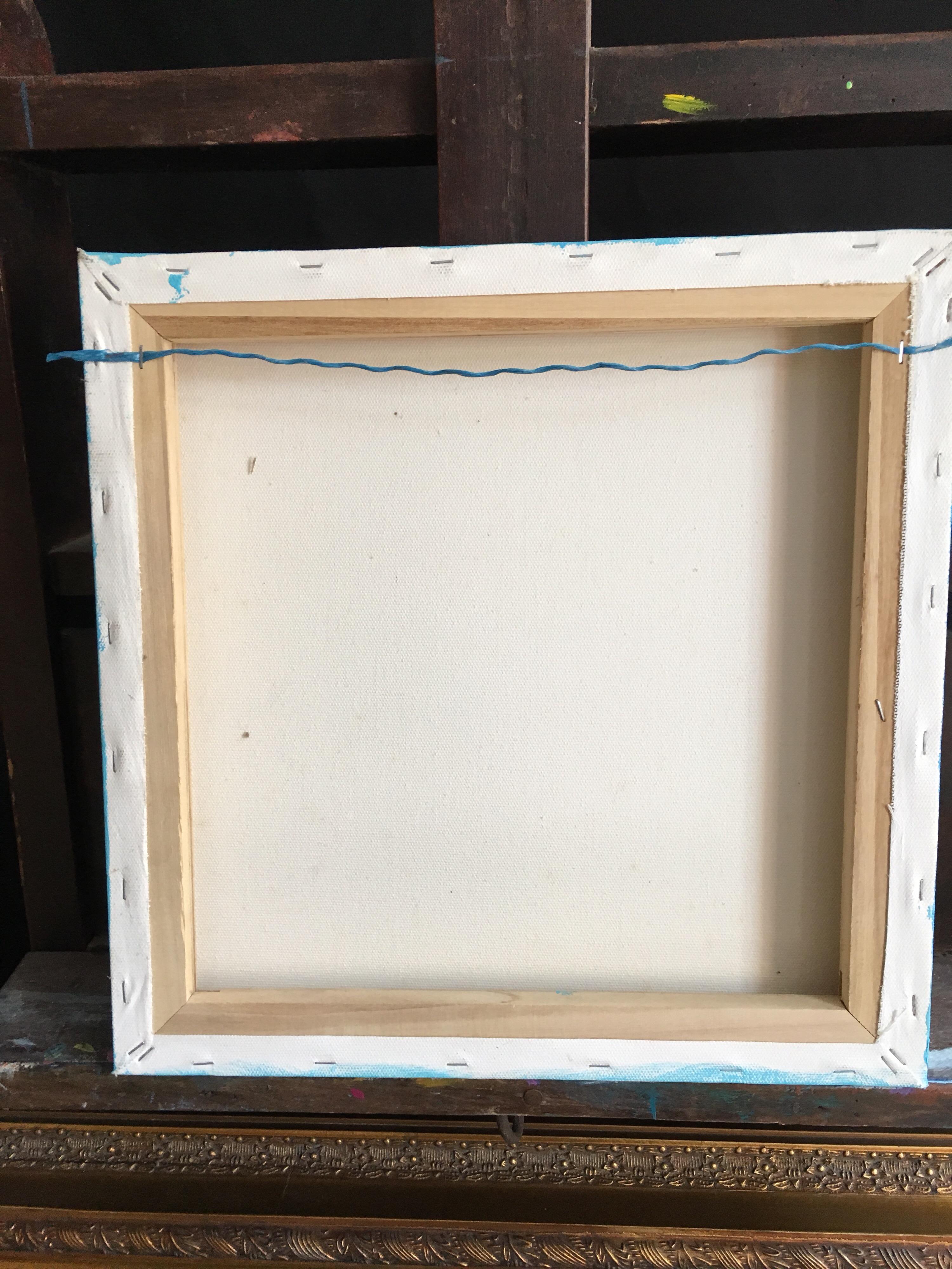 Triptych Sea Blue Oil Paintings For Sale 5