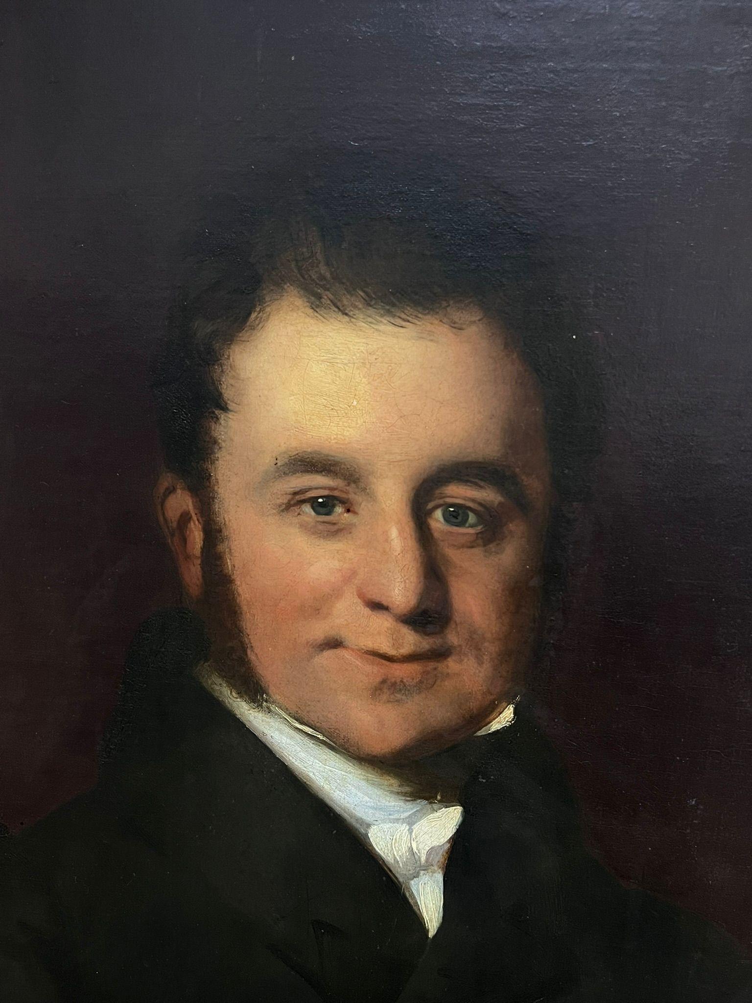 Ritratto di un gentiluomo inglese
English School, periodo 1830 circa
olio su tela, senza cornice
Tela: 30 x 24,5 pollici
Provenienza: Collezione privata, Regno Unito
Condit: tela ribattuta, nel complesso ottime condizioni. 

Per ulteriori
