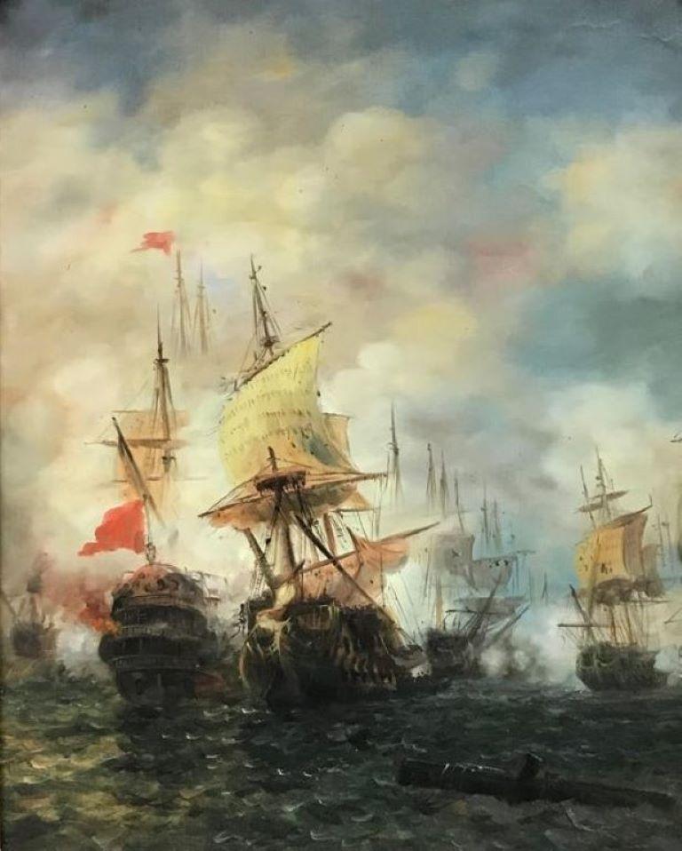 naval oil paintings