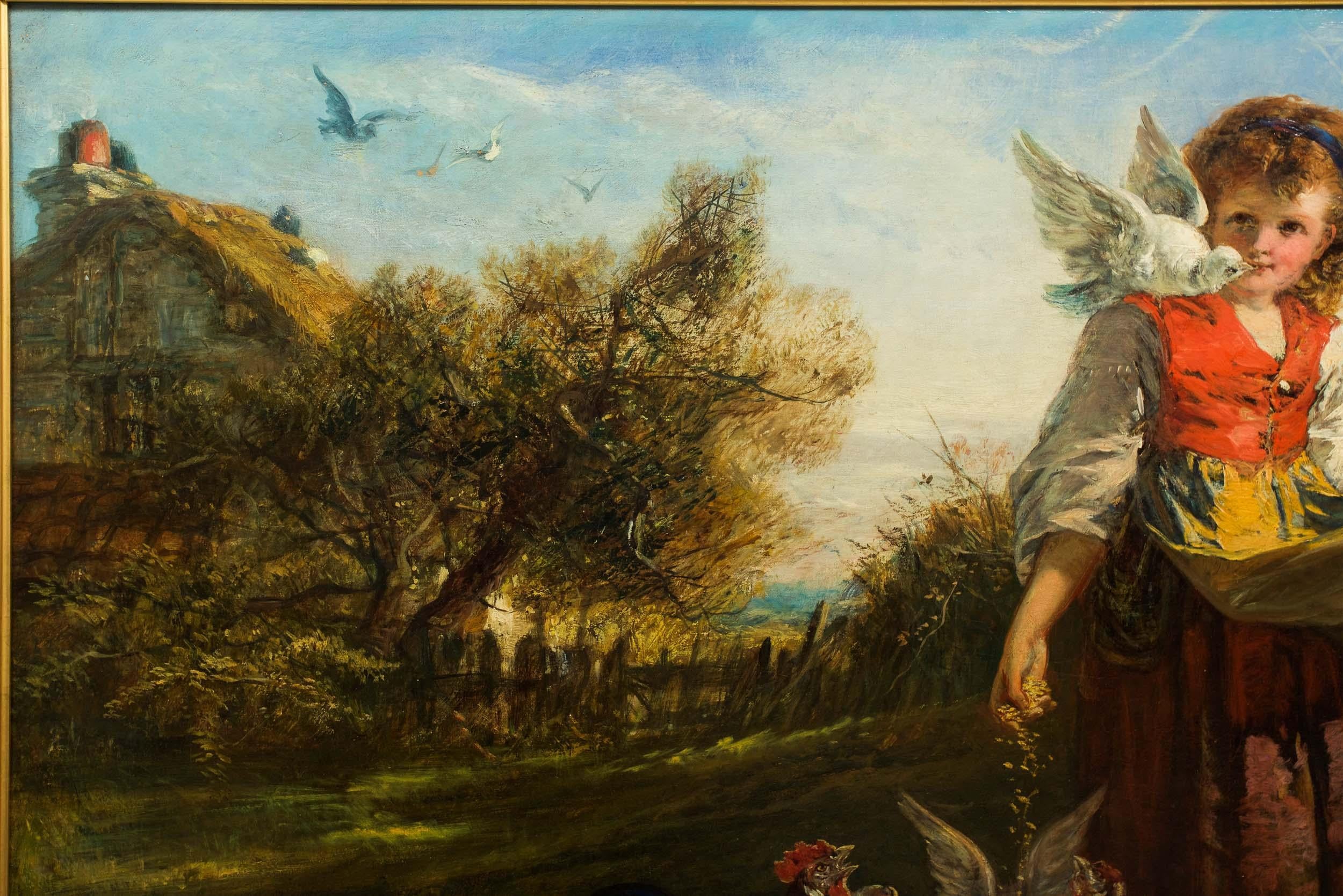 Victorian British School '19th Century' Antique Landscape Painting of 