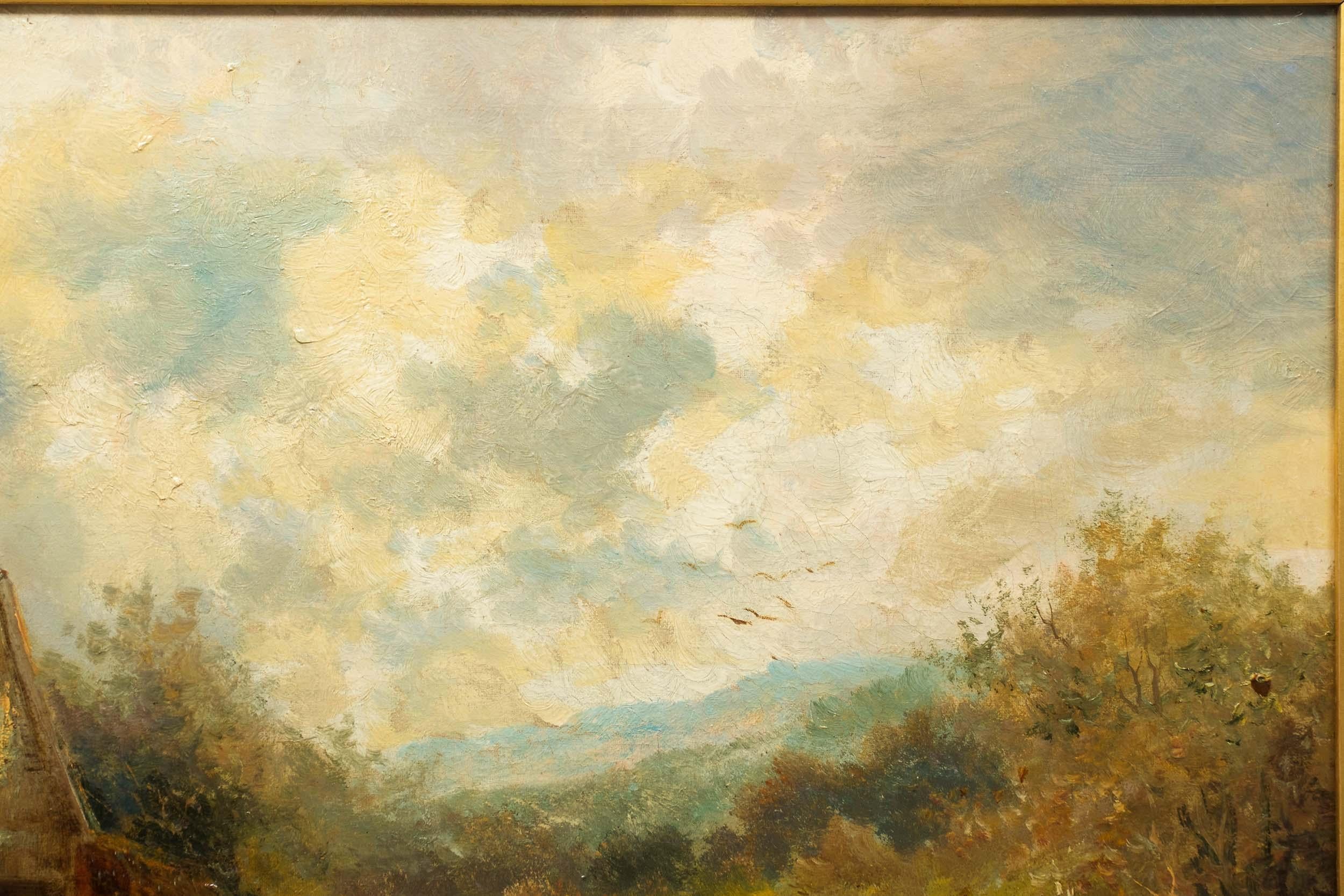 Romantic British School '19th Century' Landscape Painting of 