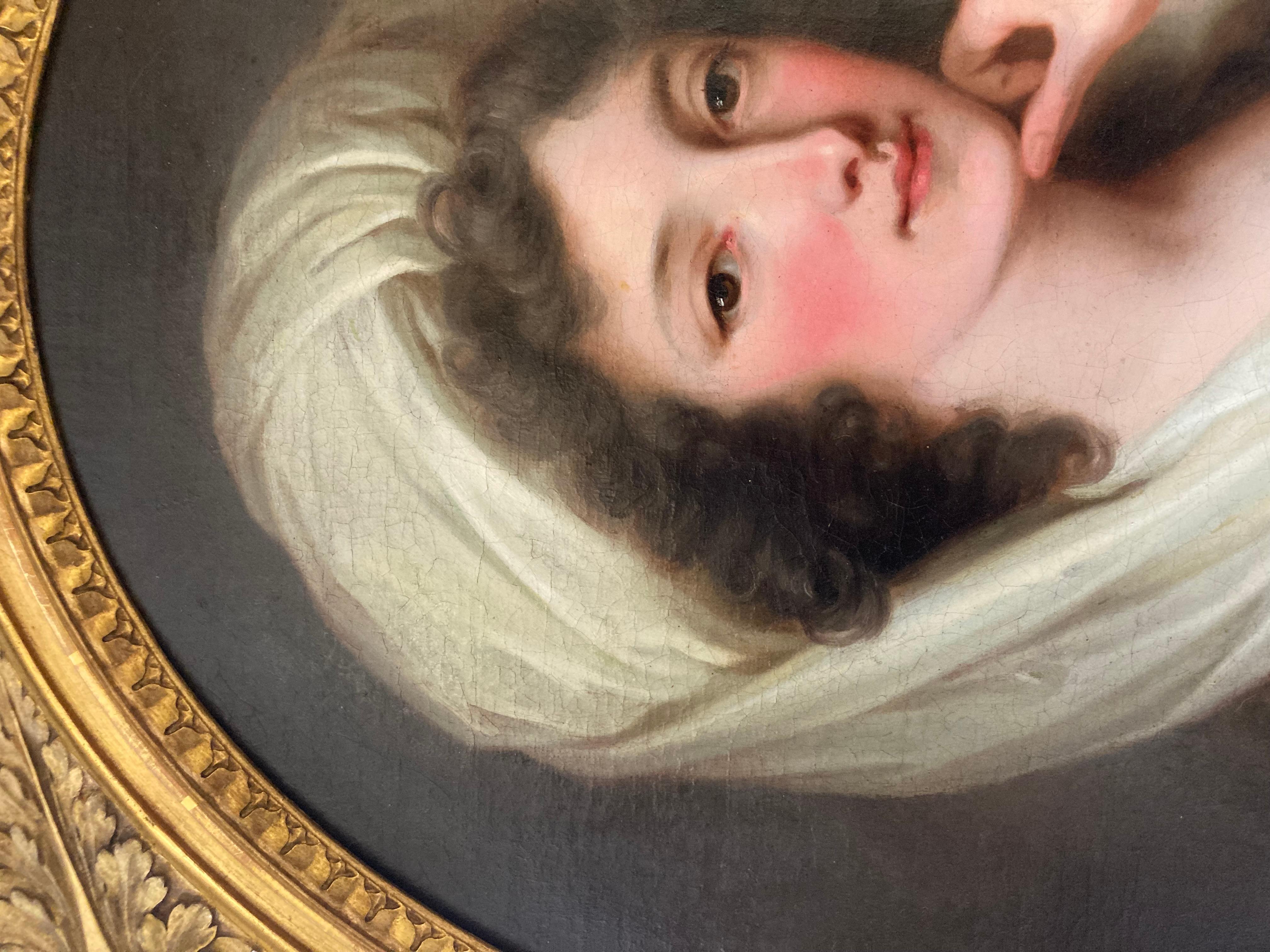 British School, late 18th/early 19th Century 'Portrait of a young lady' For Sale 1