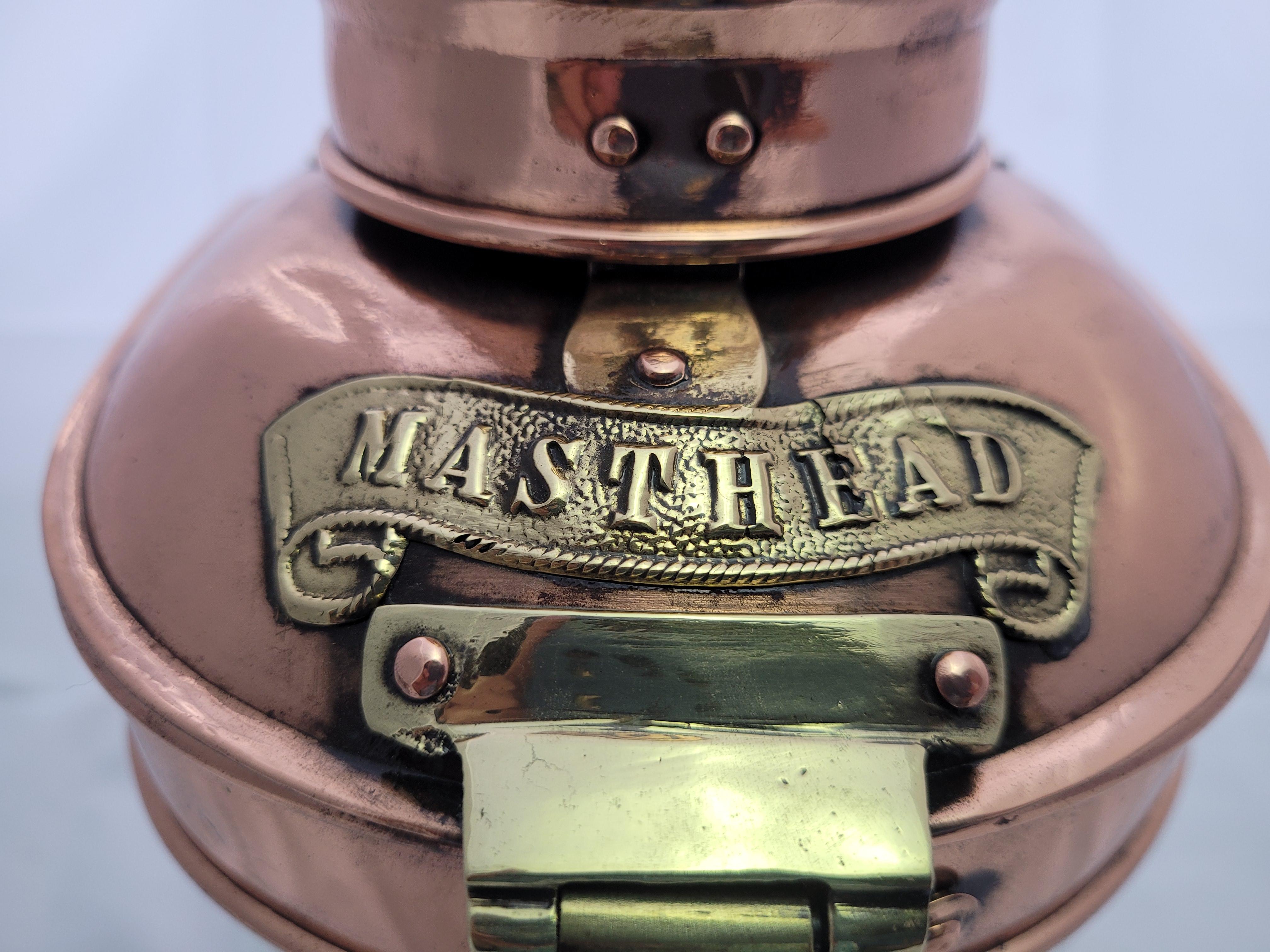 Early 20th Century British Ships Masthead Lantern For Sale