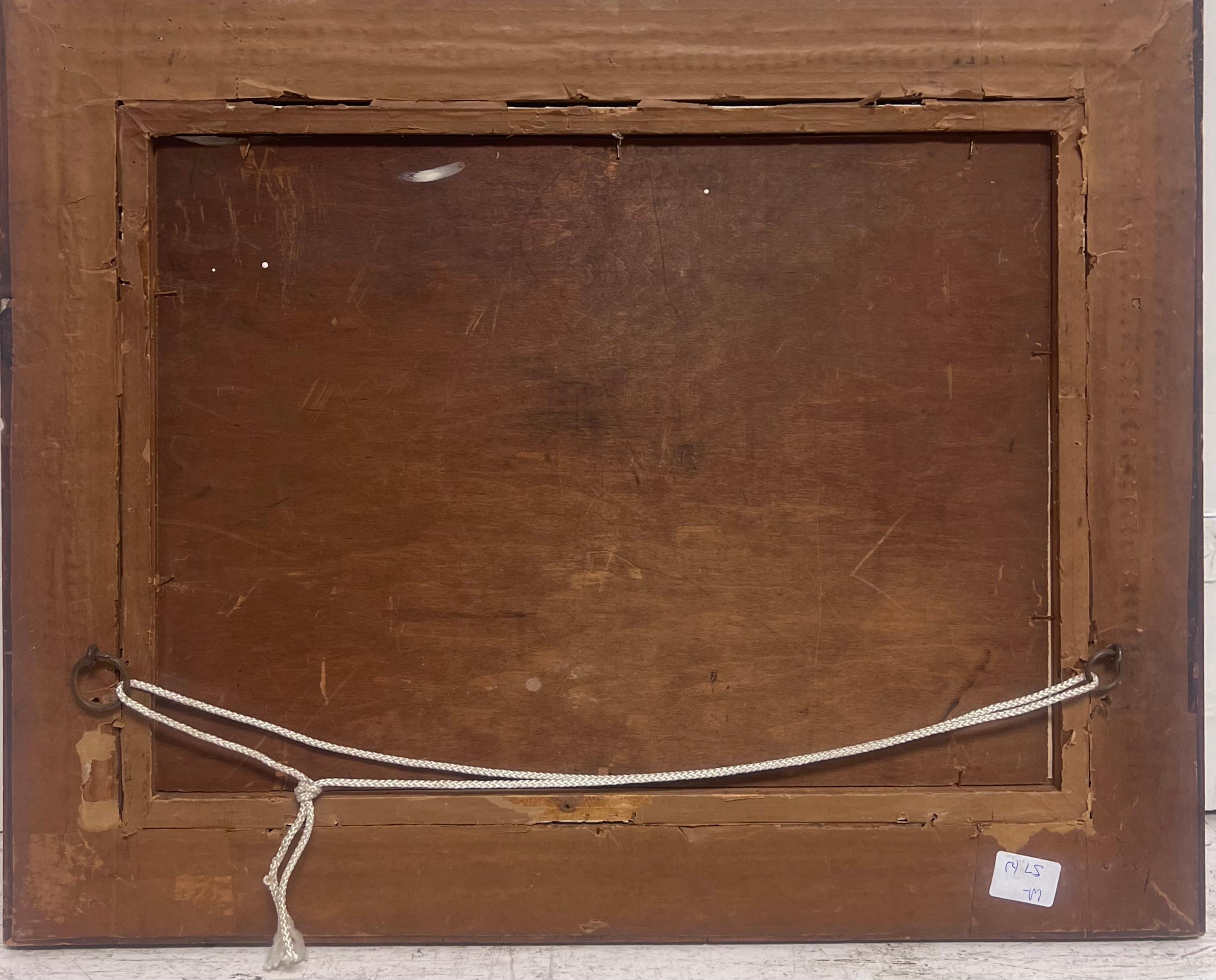 Feine 1820's British Sporting Art Gemälde Rennpferdebesitzer, Pferd und Bräutigam im Angebot 8