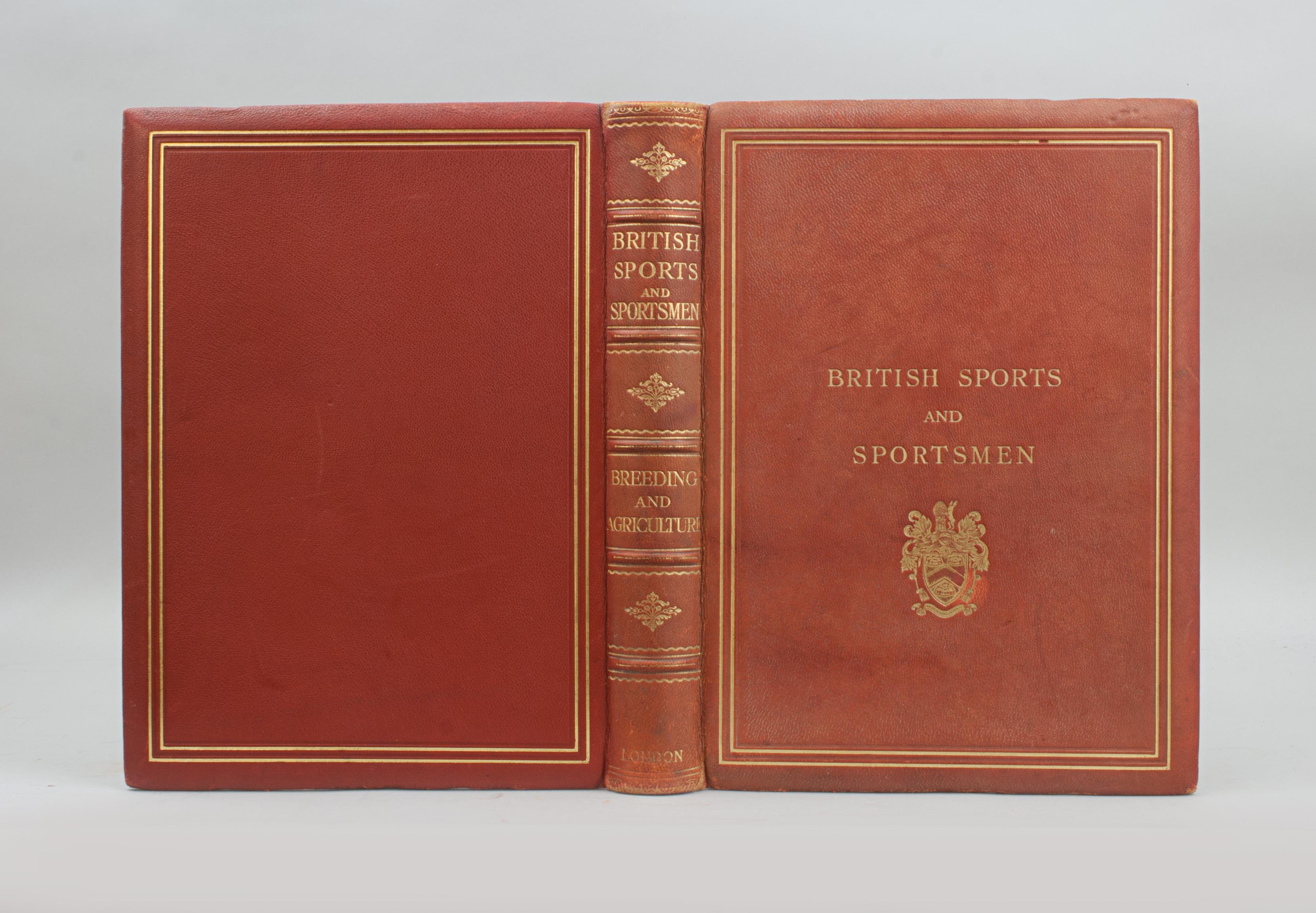 British Sports & Sportsmen Book, Zucht und Landwirtschaft.
Eine seltene, erste Ausgabe, einzelne Enzyklopädie des Sports Buch aus der Reihe 