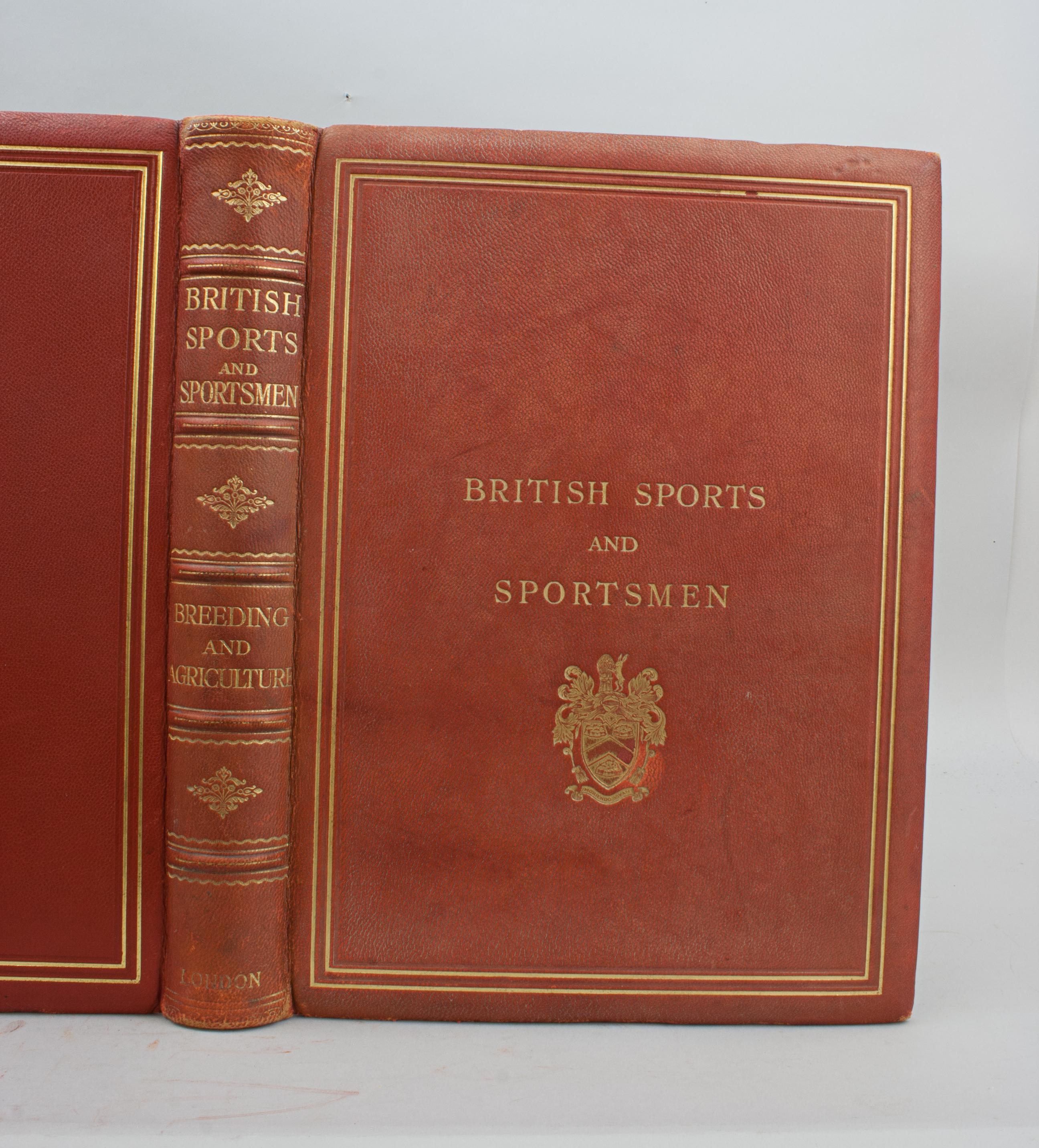 British Sports And Sportsmen Book Breeding Agriculture And Country Life Pursuits (Britisch) im Angebot