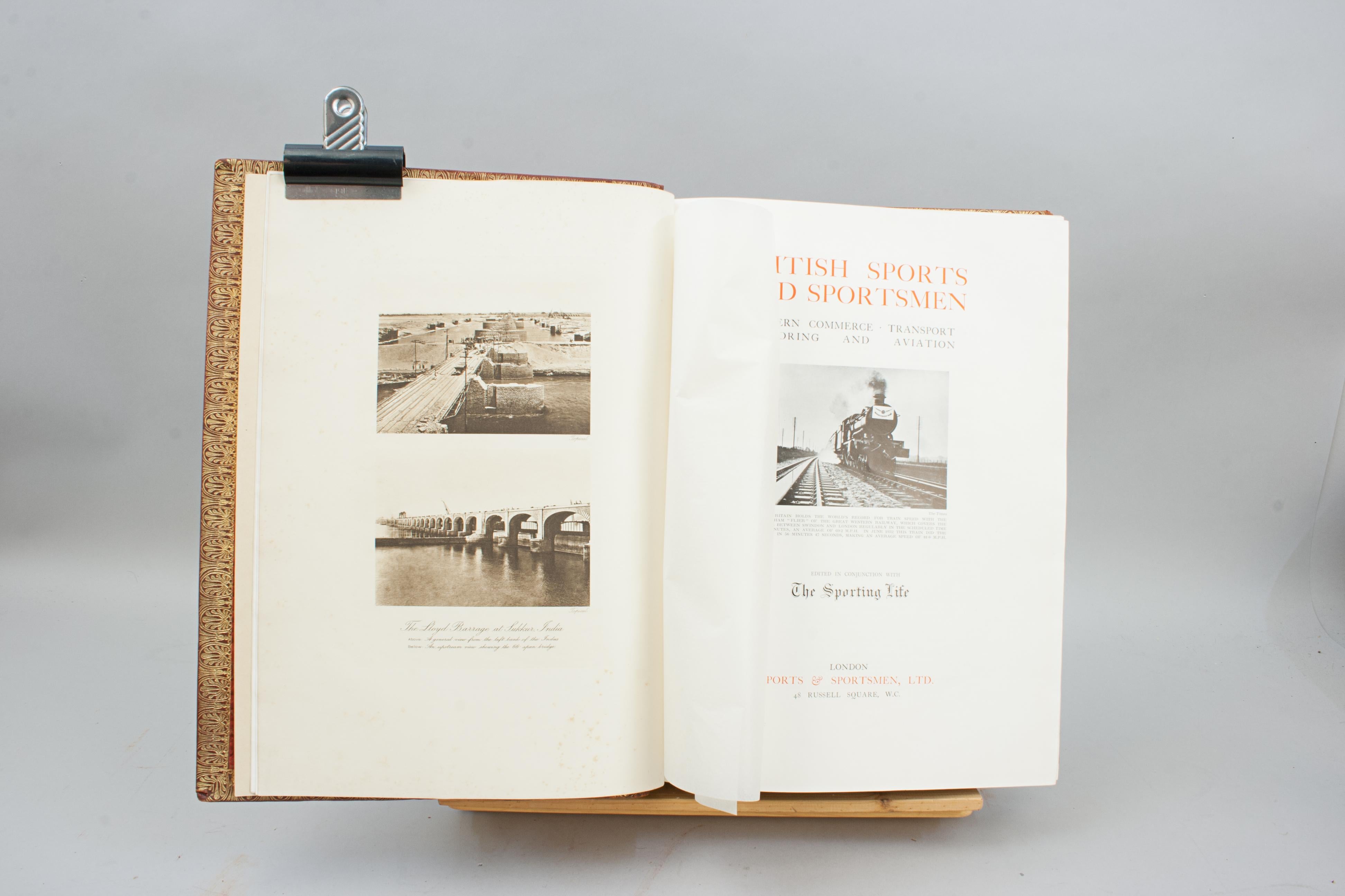 Deportes y Deportistas Británicos Libro Comercio Automovilismo y Aviación en venta 1