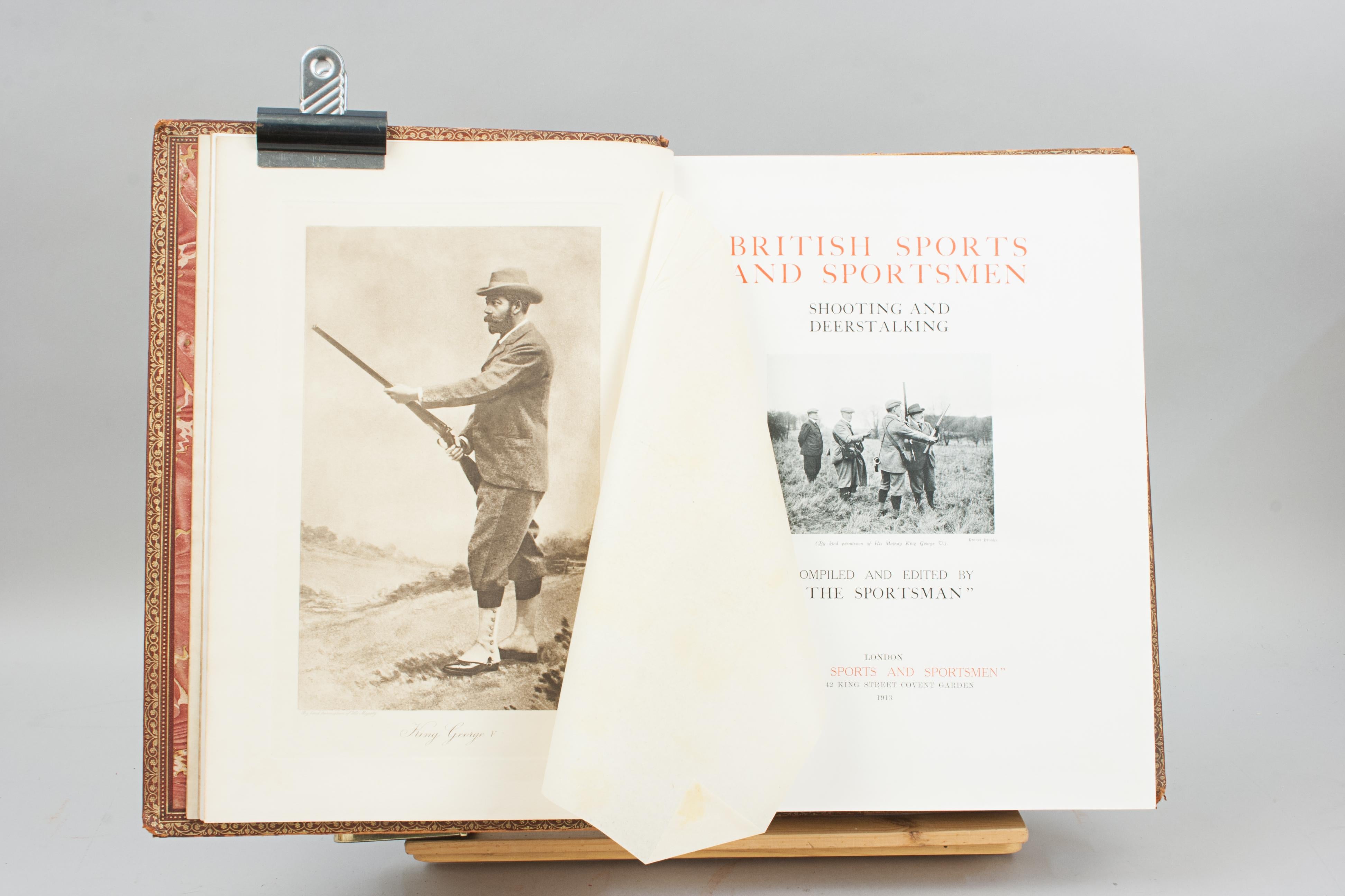 Libro de Deportes y Deportistas Británicos Tiro y Rececho de Ciervo en venta 1