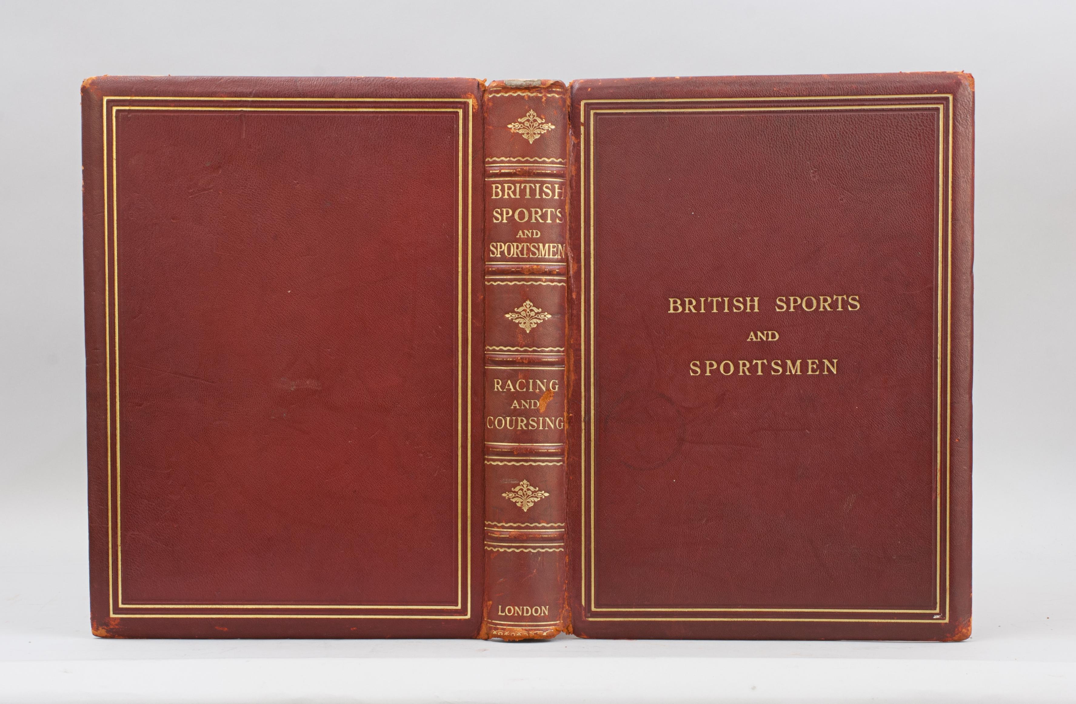Libro de Deportes y Deportistas Británicos, Carreras y Coursing.
Rara primera edición de una enciclopedia de deportes de la serie 