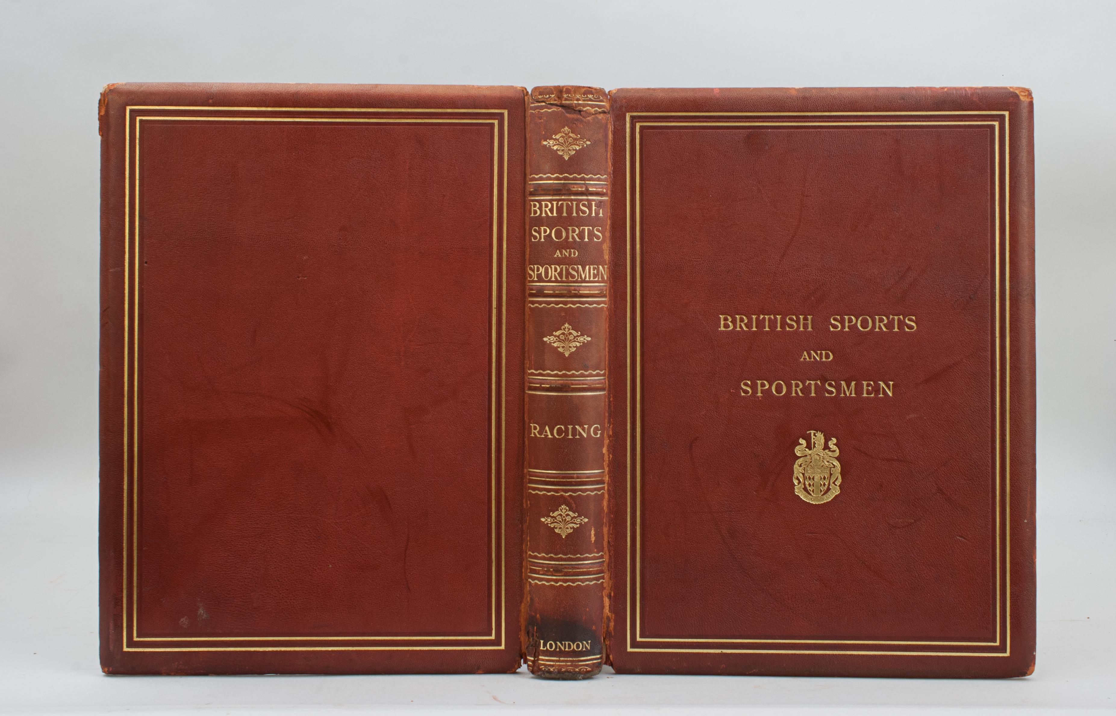 Libro de deportes y deportistas británicos, Carreras.
Rarísima primera edición, libro único de la enciclopedia de deportes de la serie 