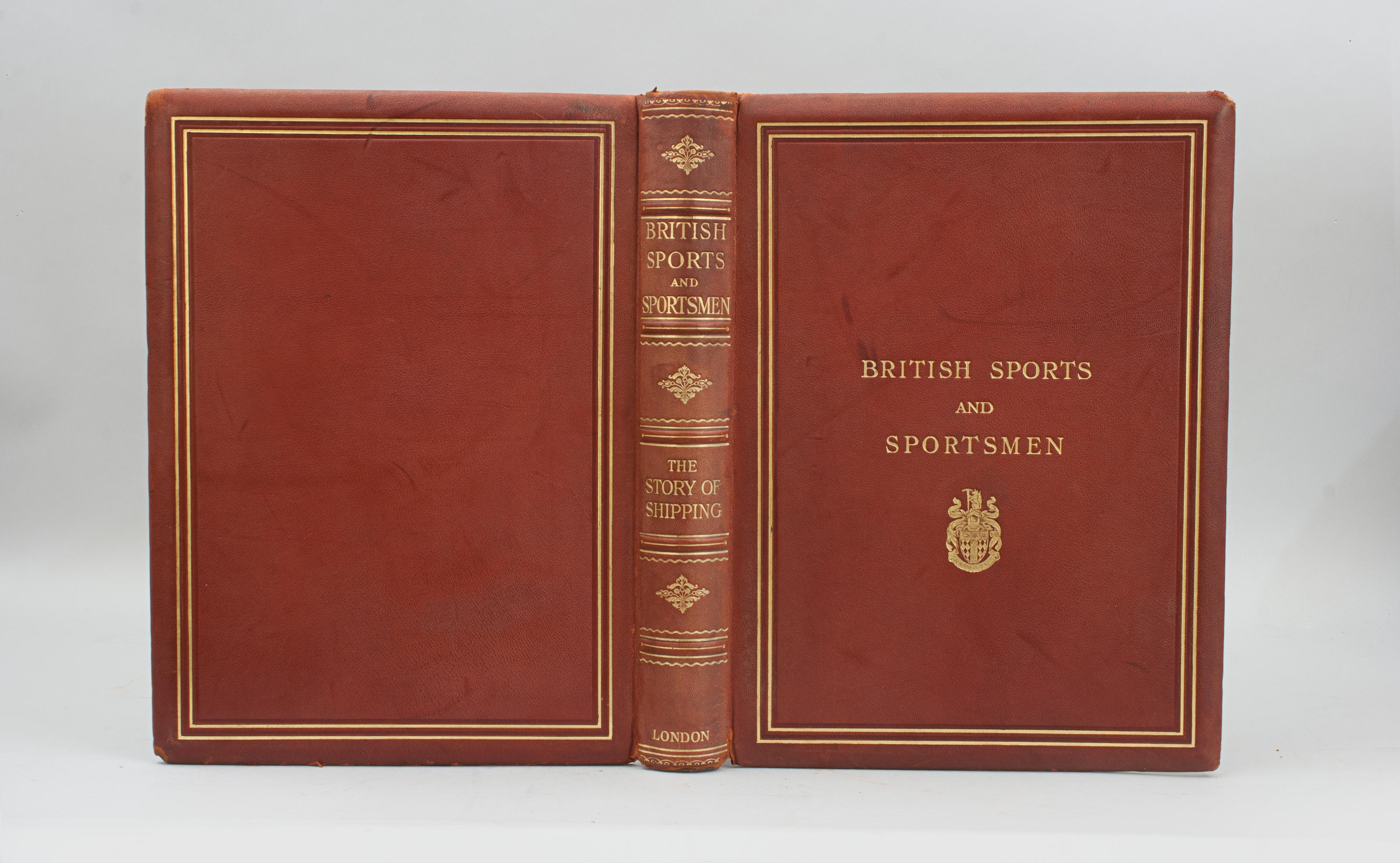 British Sports & Sportsmen Book, The Story Of Shipping.
A rare, first edition, single encyclopaedia of sports book from the series 