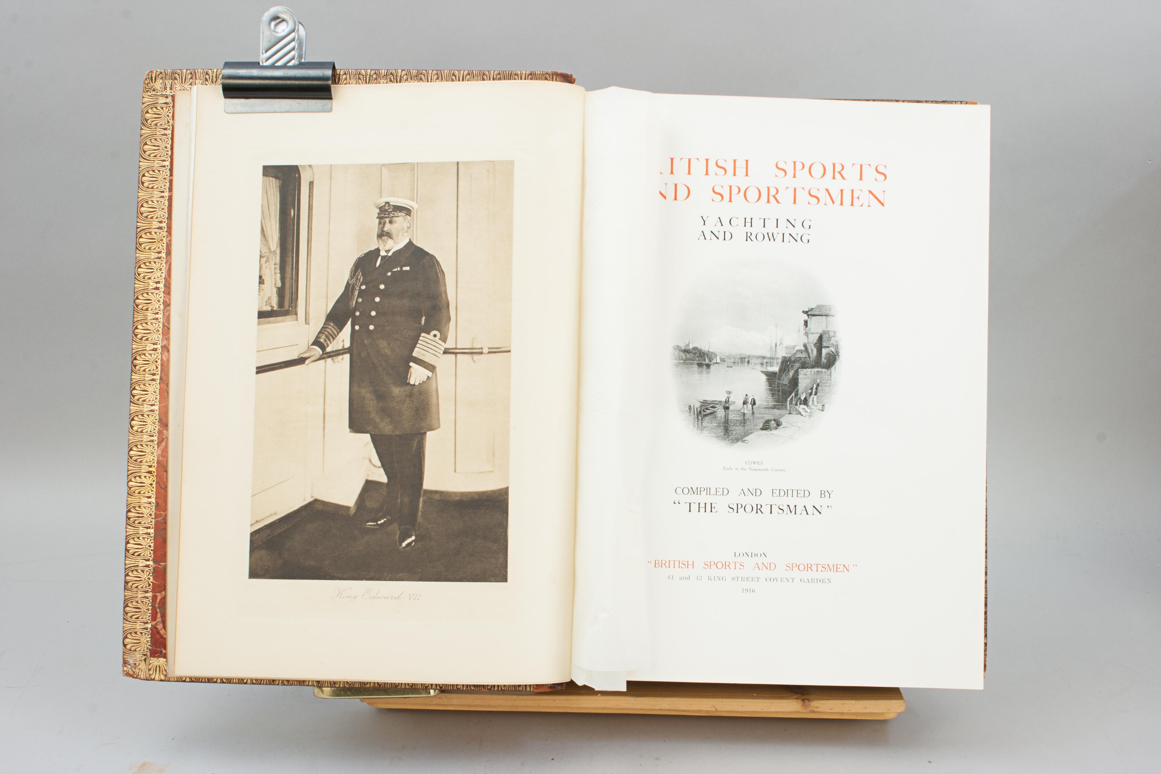 British Sports And Sportsmen, Yachting And Rowing For Sale 1