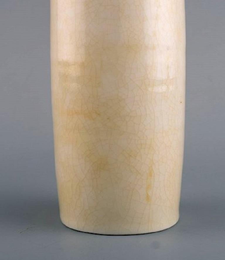 British Studio Ceramist, Six Vases in Glazed Ceramics, 1980s For Sale 3