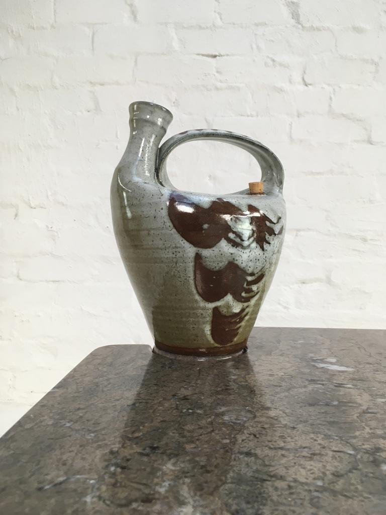 British Studio Pottery Carafe by Joe Finch, Mid-Late 1980s For Sale 6