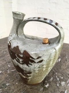 British Studio Pottery Carafe by Joe Finch, Mid-Late 1980s