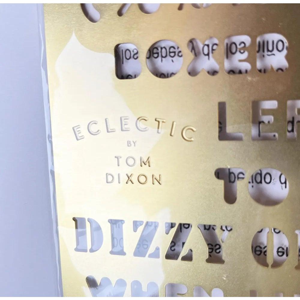 Britisches, eklektisches Copycat-Messing-Stickerei-Schablonenwerkzeug A von Tom Dixon im Zustand „Hervorragend“ im Angebot in Hamburg, DE