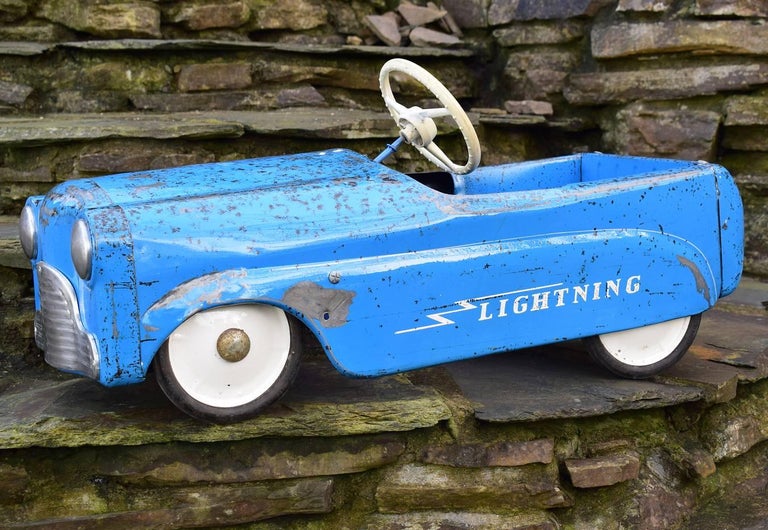 British Triang "Lightening" 1950s Child's Pedal Car For Sale at 1stDibs