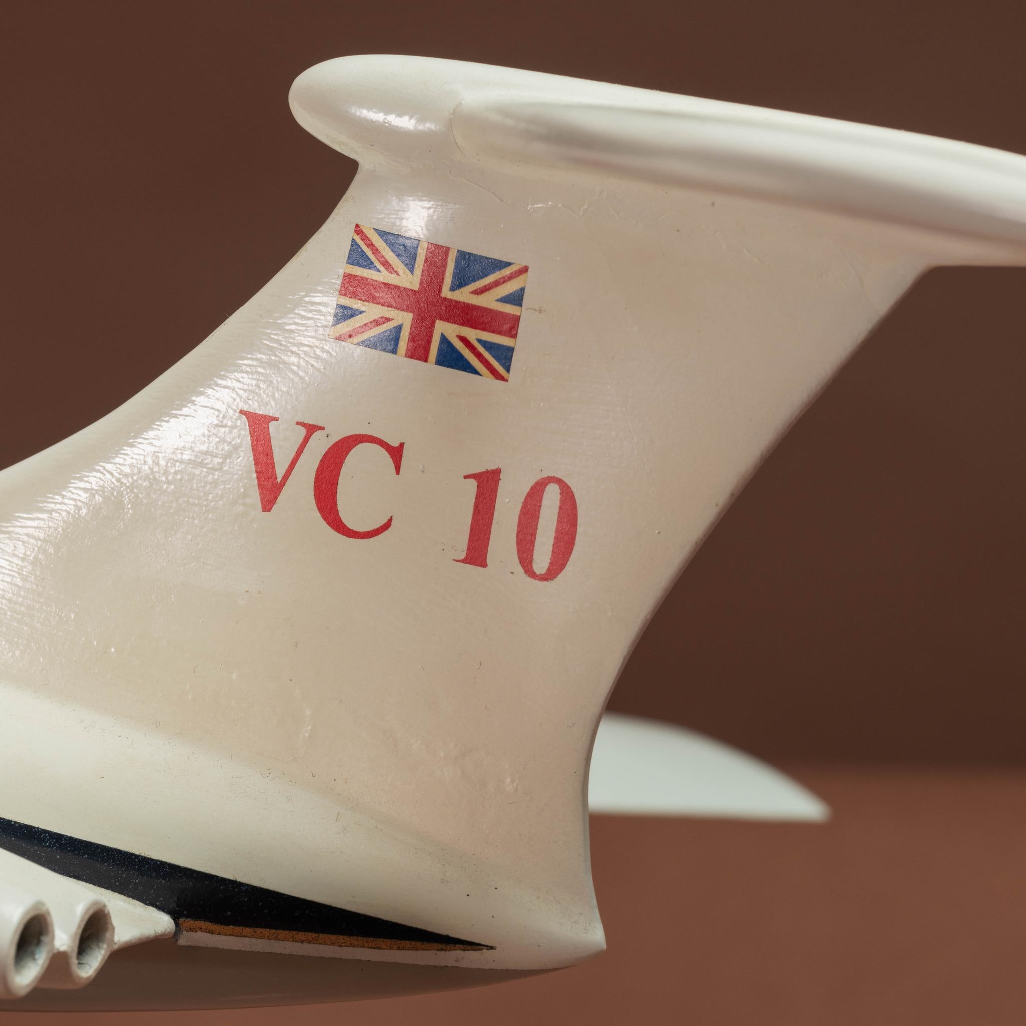British United Vickers VC10 Model Airplane, circa 1960 For Sale 1