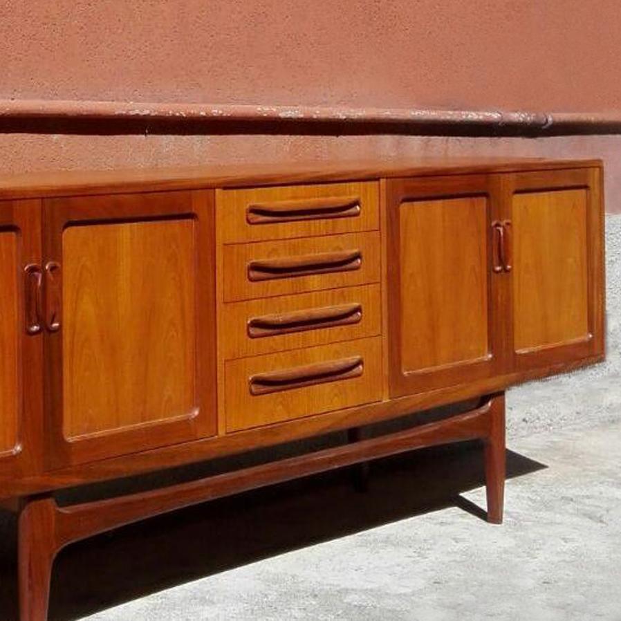 Mid-Century Modern British Vintage Teak Sideboard by Gplan, 1960s