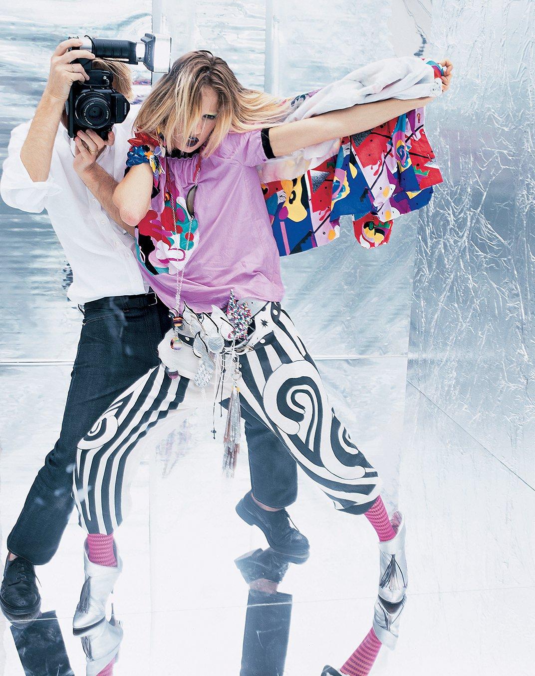 British Vogue marzo 2003 Copertina di Nataša Vojnović & Editoriale 