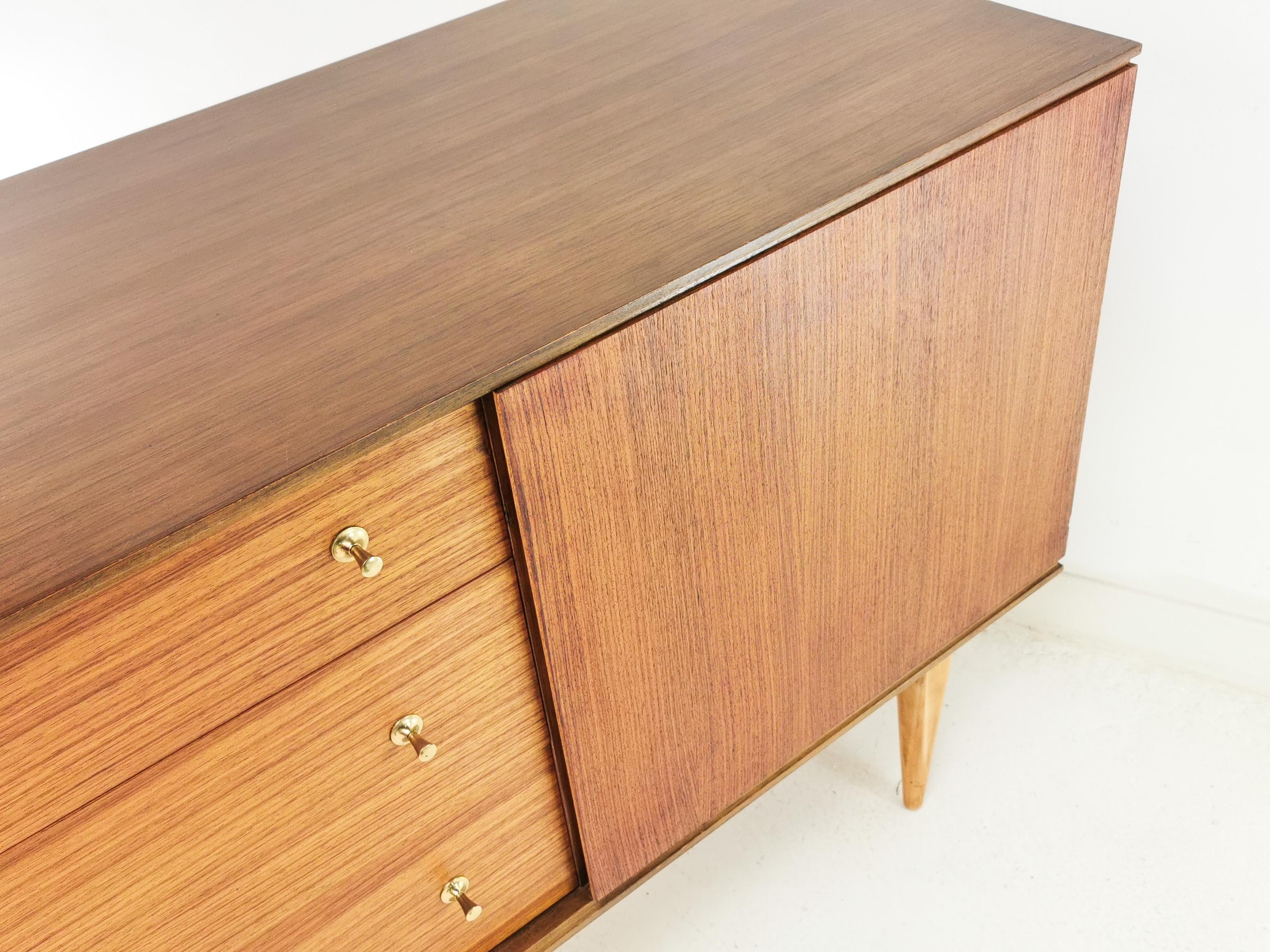 20th Century British Wrighton Teak Midcentury Sideboard, 1960s