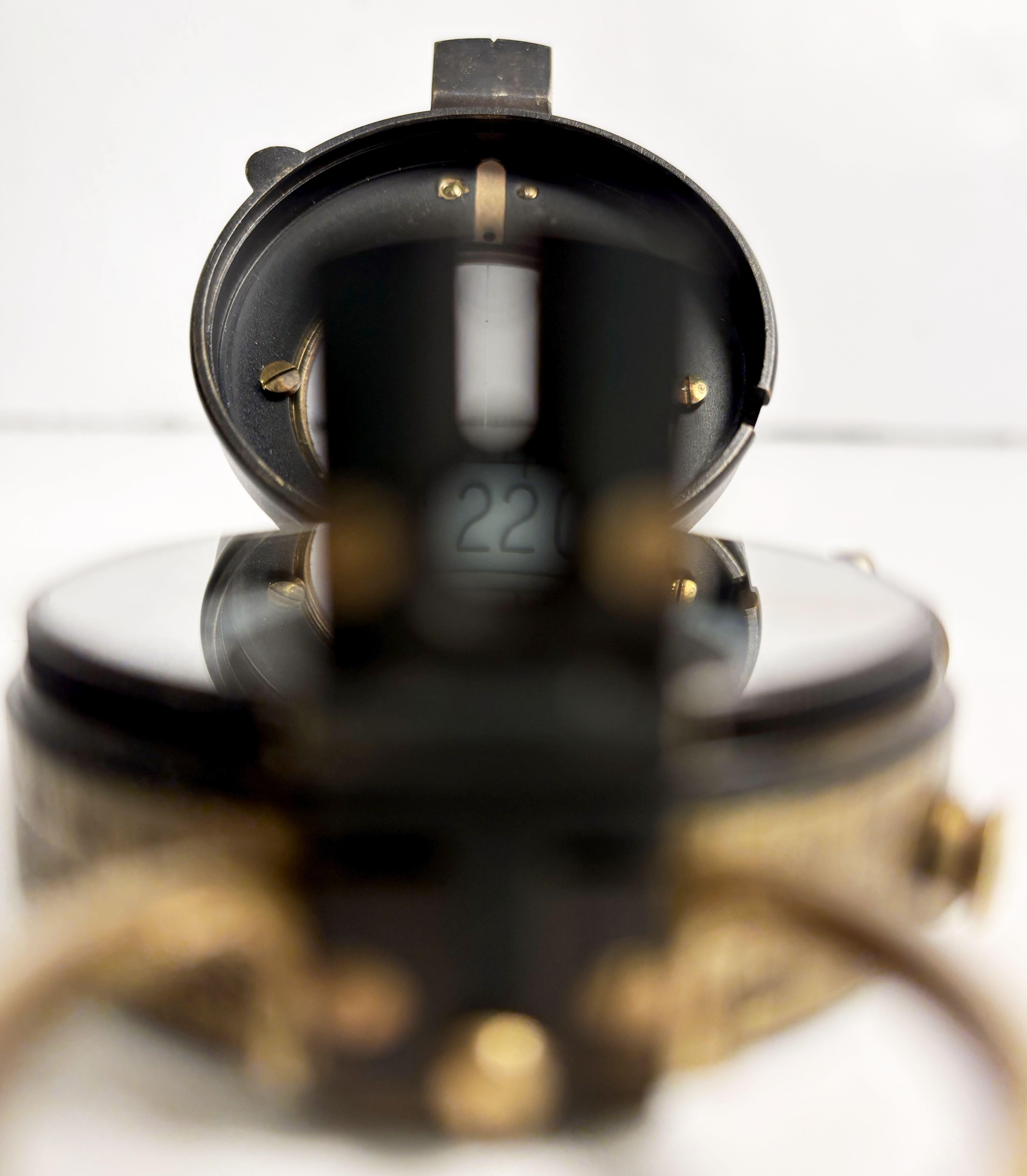 British WWI Marching Compass with Leather Case 5