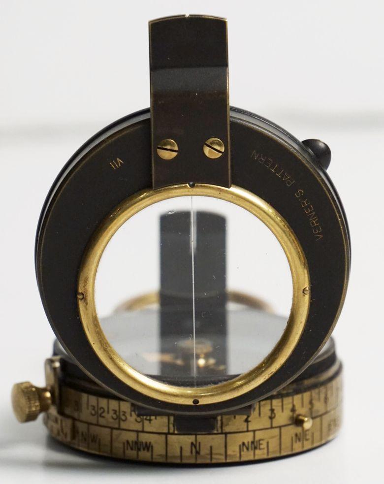 British WWI Marching Compass with Leather Case 6