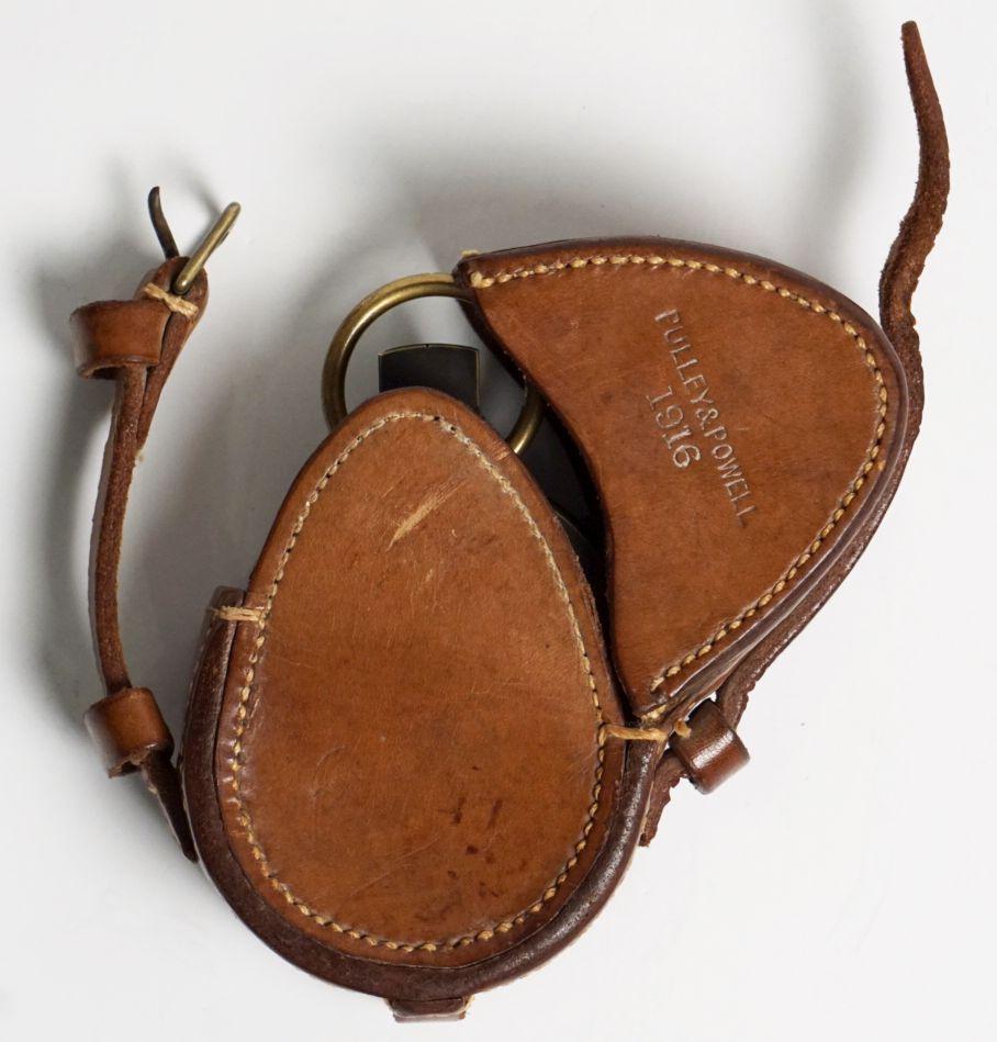 British WWI Marching Compass with Leather Case 3