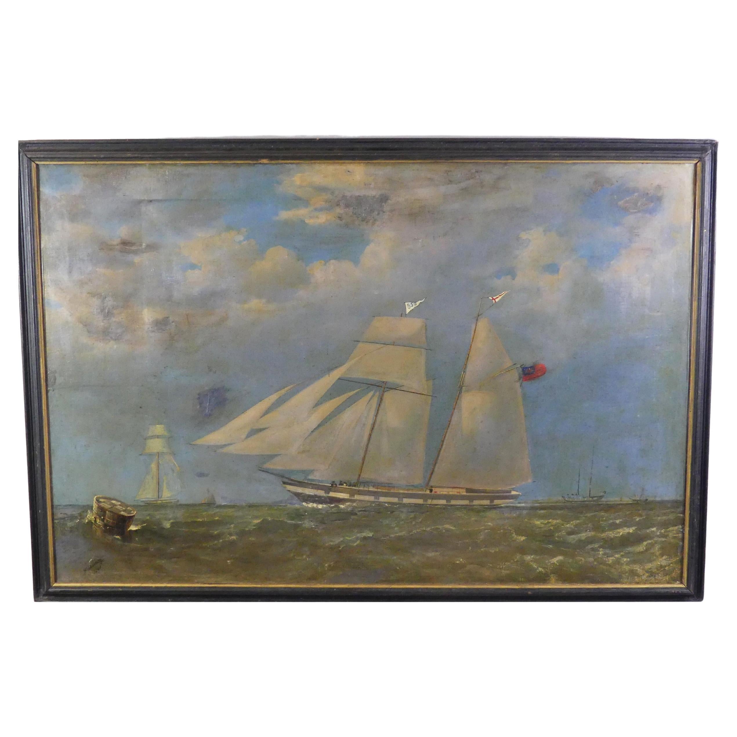 "Britische Yachtmalerei" William Dunnage, 1861