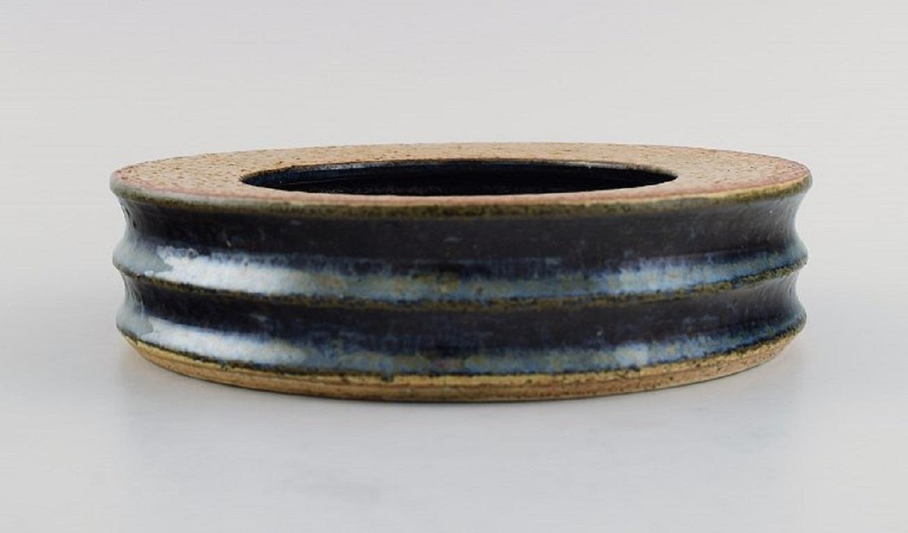 Swedish Britt-Louise Sundell for Gustavsberg Studio, Bowl in Stoneware For Sale