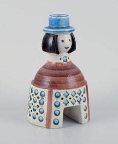 Britt Louise Sundell pour Gustavsberg. Rare chandelier en céramique.  Un marié.