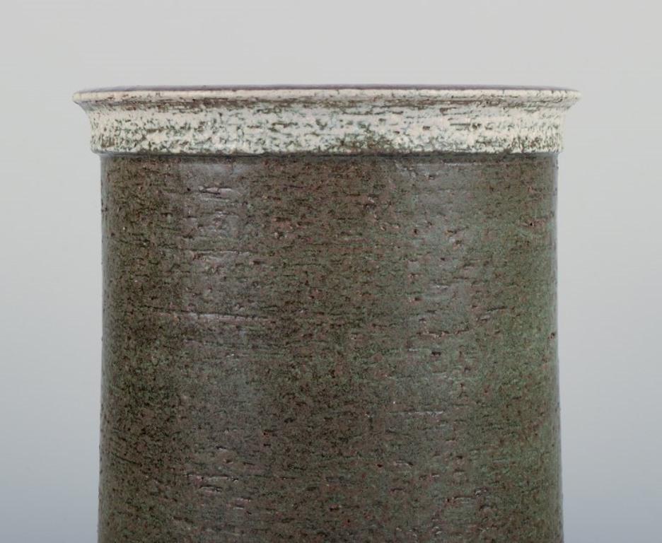 Swedish Britt-Louise Sundell for Gustavsberg Studio. Ceramic vase, 1960s For Sale