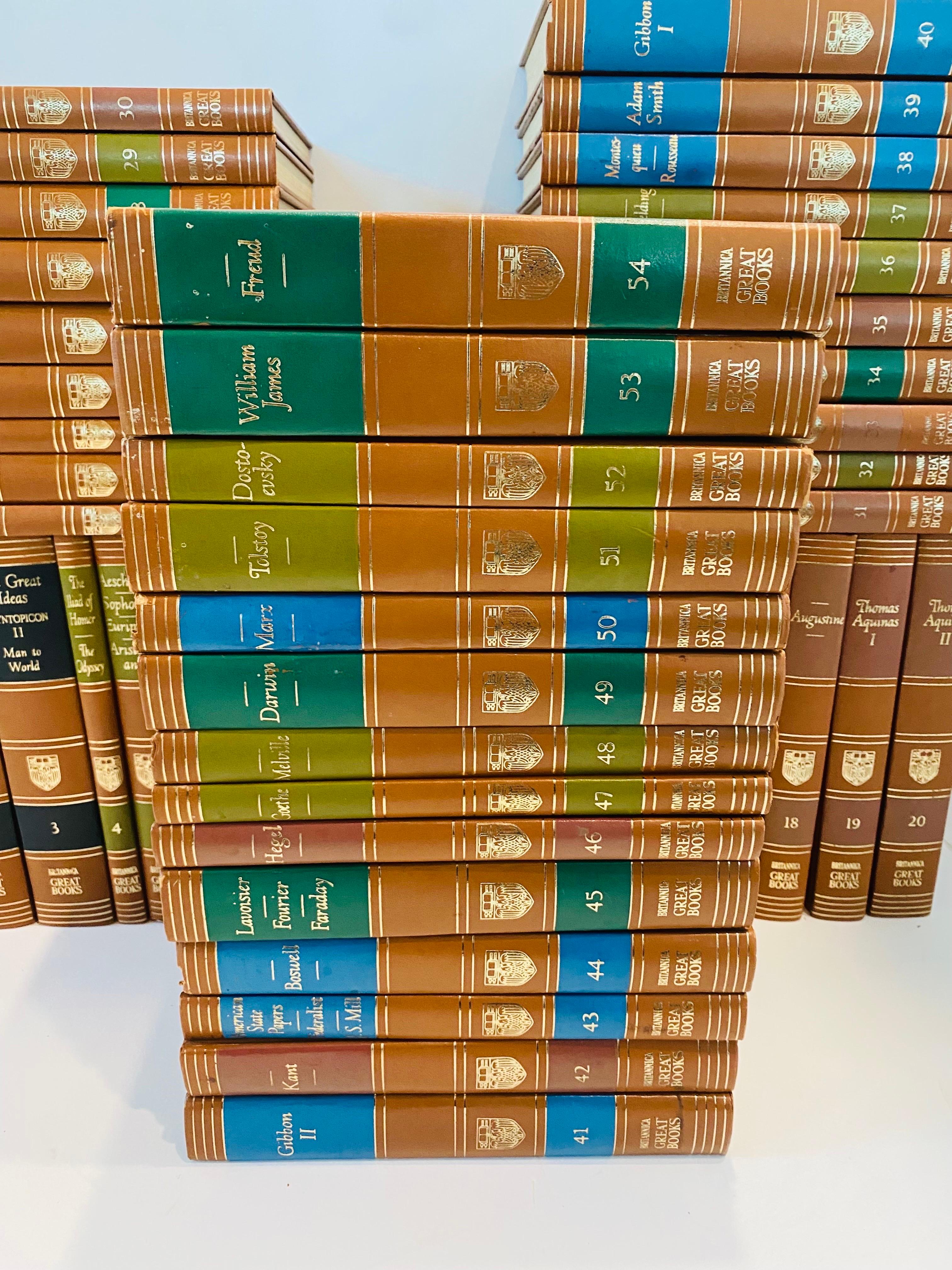 Brittanica's Great Books of the Western World 1952 Buchsatz von 53 im Zustand „Gut“ im Angebot in San Diego, CA