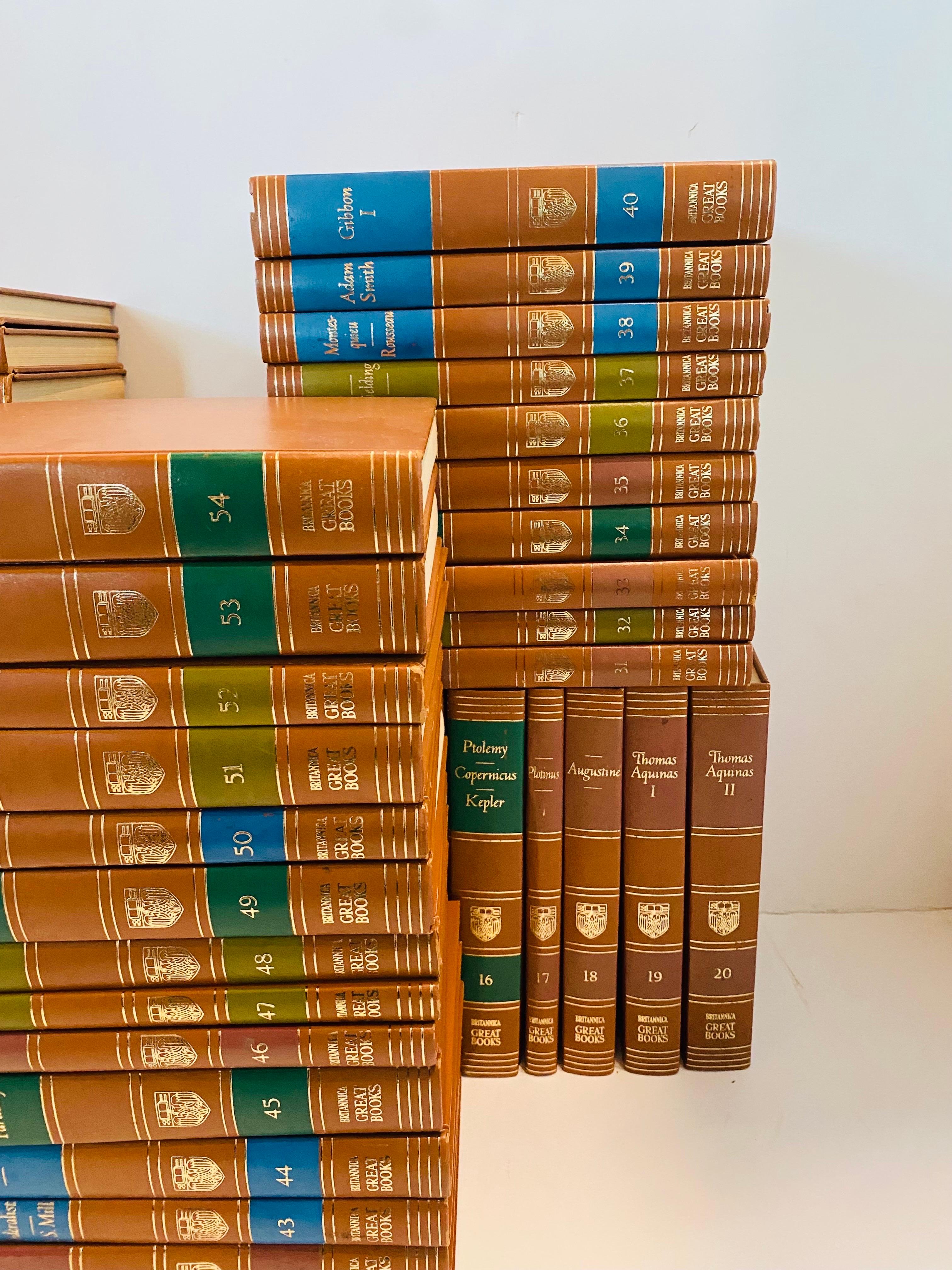 Brittanica's Great Books of the Western World 1952 Buchsatz von 53 (Papier) im Angebot