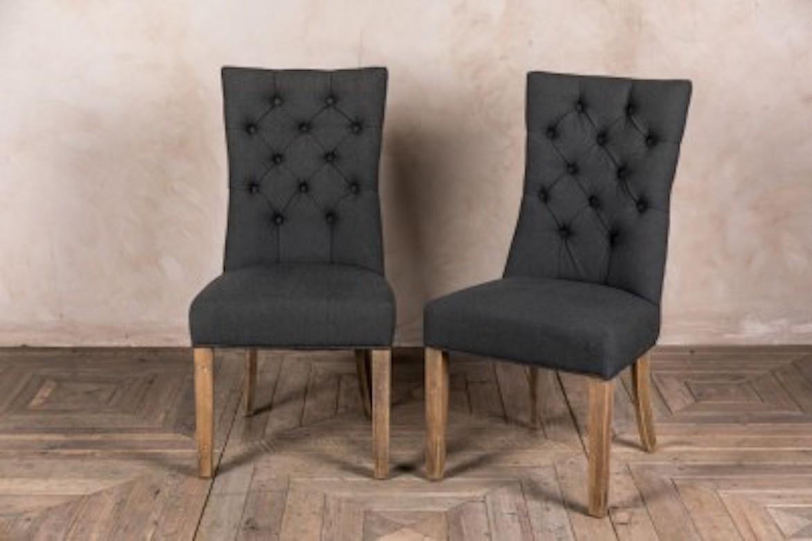 Brittany Linen Upholstered Chair Range, 20th Century For Sale 9
