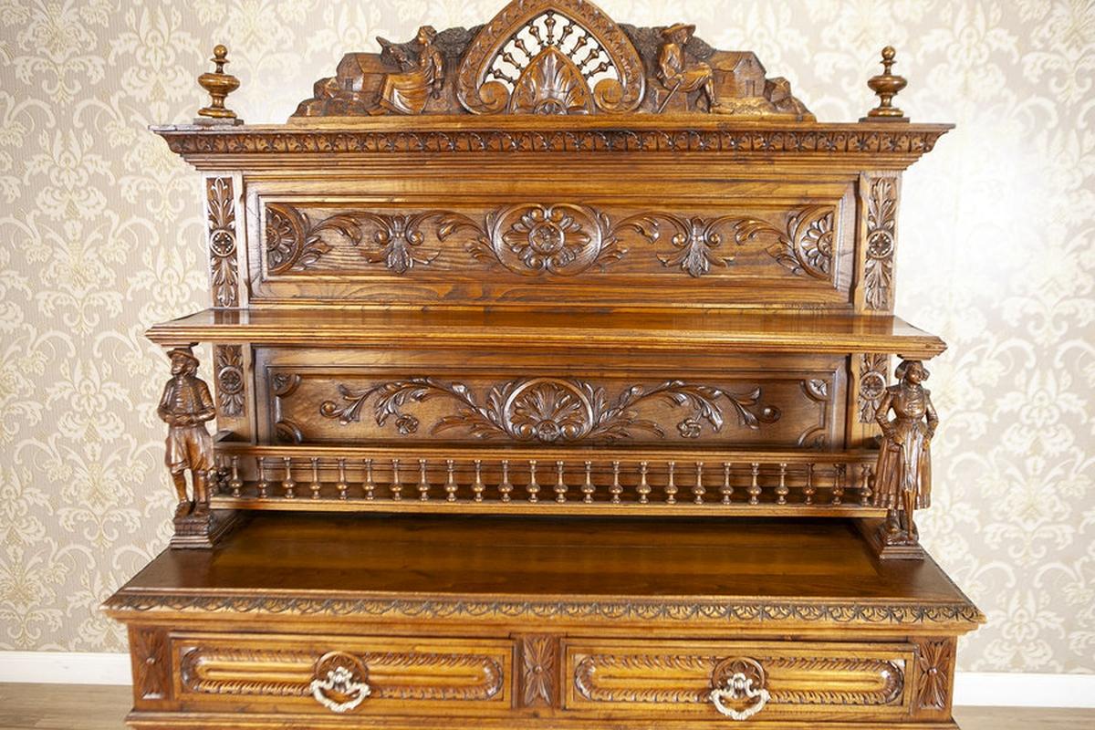 Credenza in Oak in stile bretone, circa 1890 in vendita 1