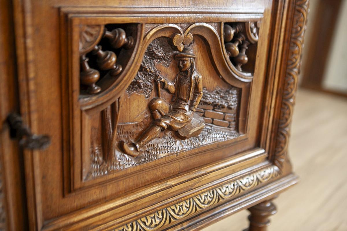 Credenza in Oak in stile bretone, circa 1890 in vendita 7