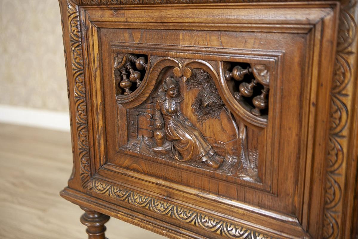 Credenza in Oak in stile bretone, circa 1890 in vendita 8