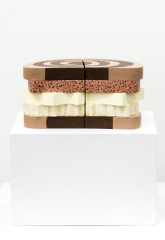 "Reuben", panino, opera d'arte contemporanea a tecnica mista, motivo alimentare