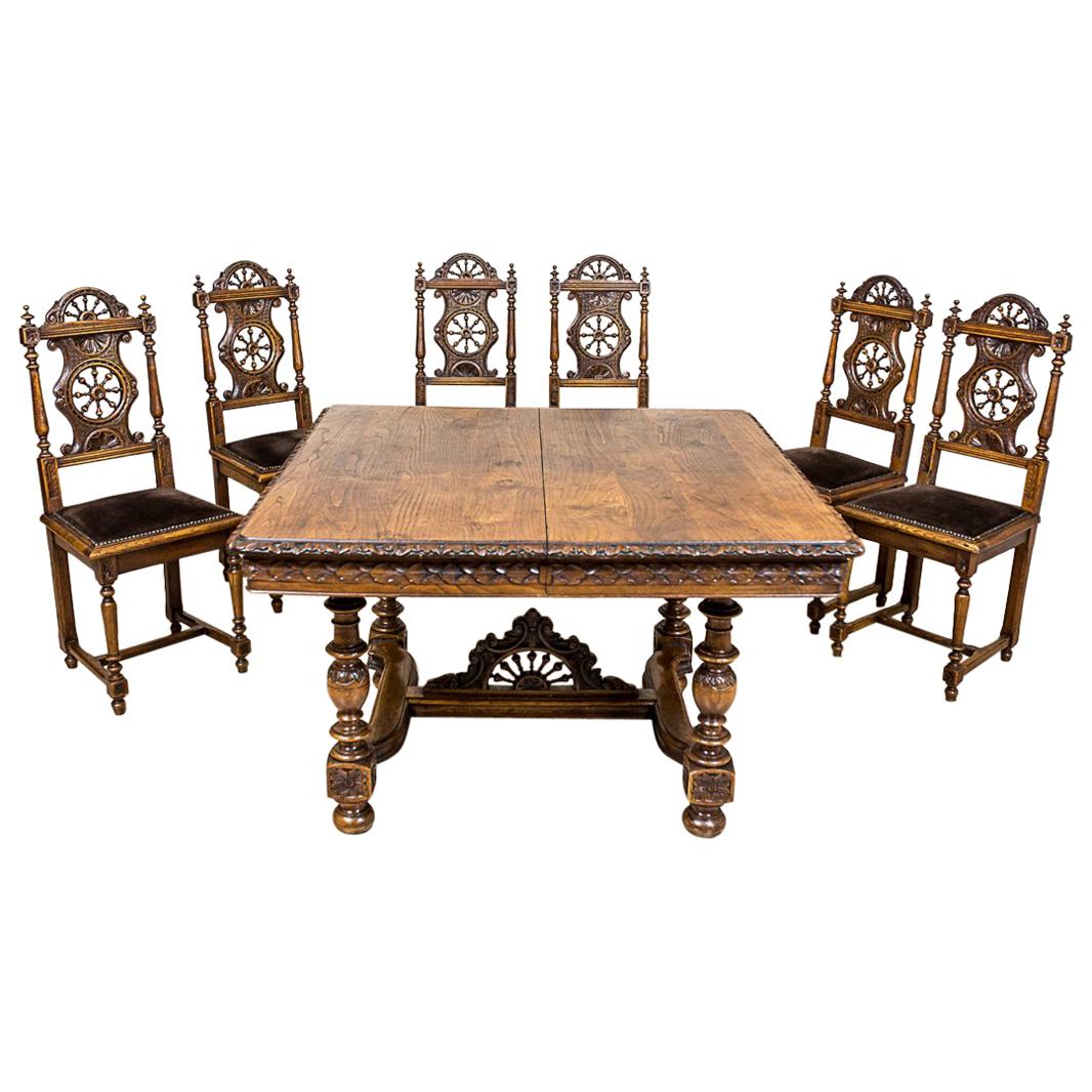 Brittany Table with Chairs, circa 1890