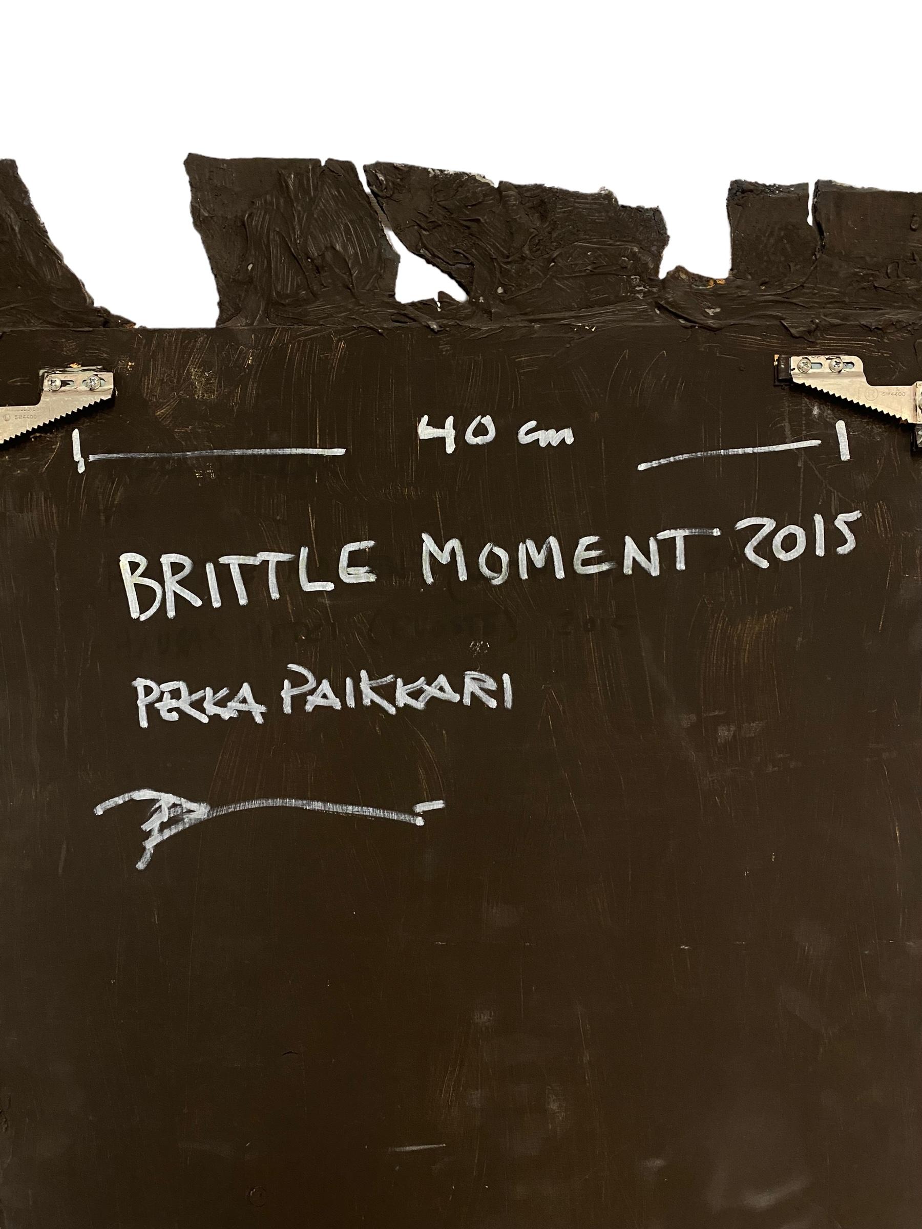 'Brittle Moment' A Unique Ceramic Wall Sculpture, Pekka Paikkari, 2015 For Sale 4