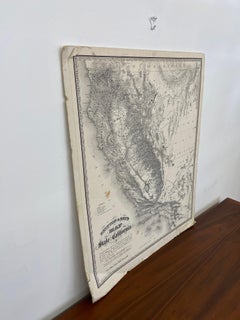 Britton & Reys Map of the State of California Print by George H. Goddard.