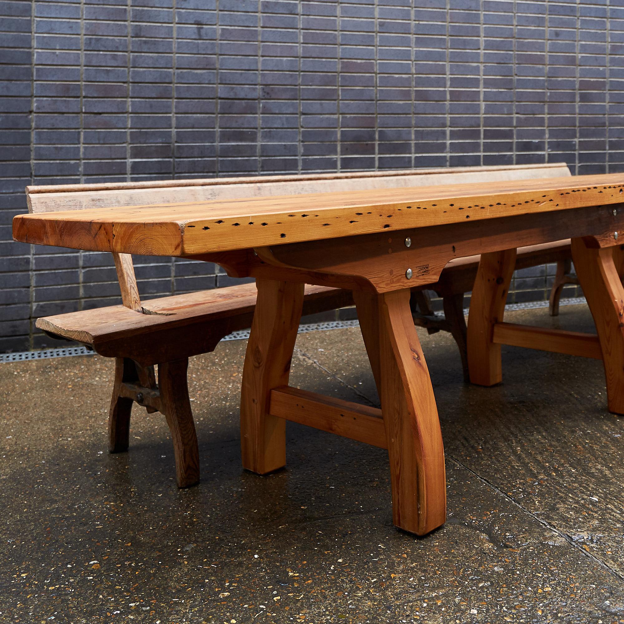 Brixton Railway Sleeper Dining Table 2