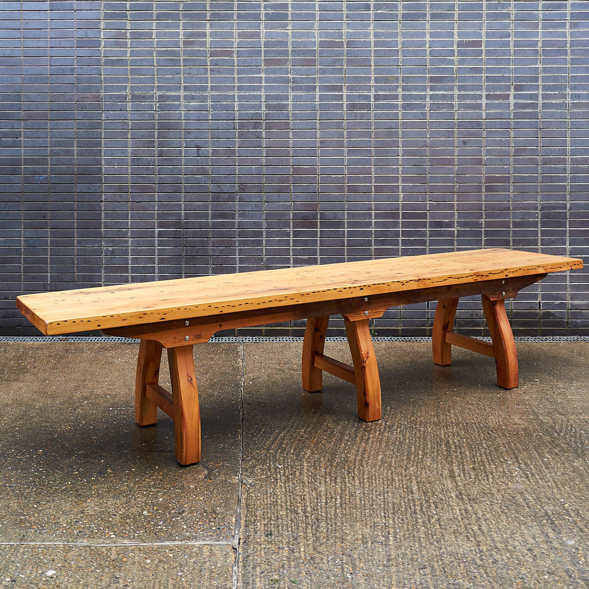 Brixton Railway Sleeper Dining Table For Sale At 1stdibs