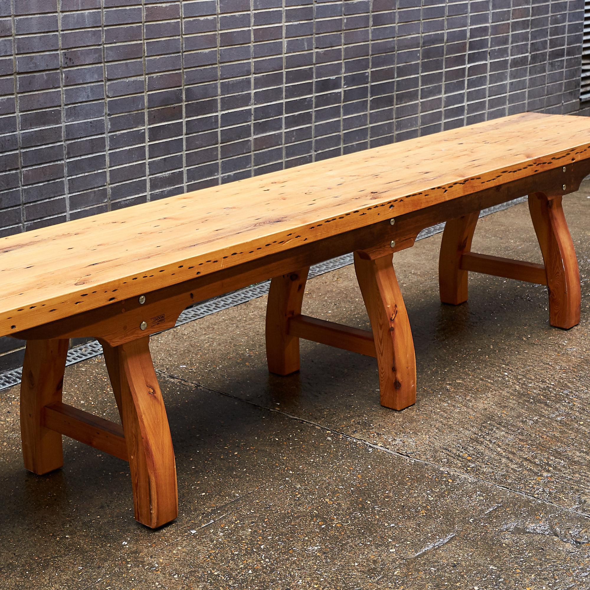 Country Brixton Railway Sleeper Dining Table
