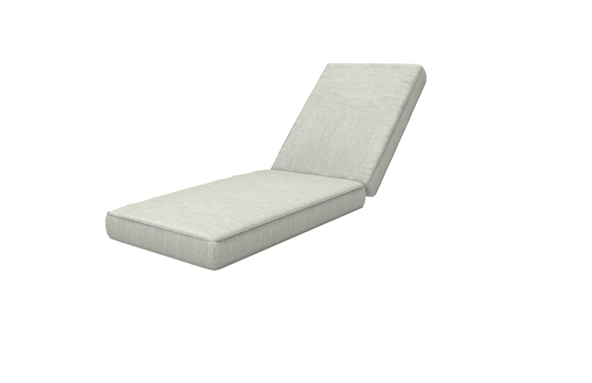 Brixton Teak Chaise Lounge'Grade A': Wire Brushed Weathered Gray, Canvas Granite In New Condition For Sale In PHOENIX, AZ