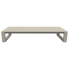Brixton Teak Coffee Table 'Grade A' Wire Brushed Weathered Gray