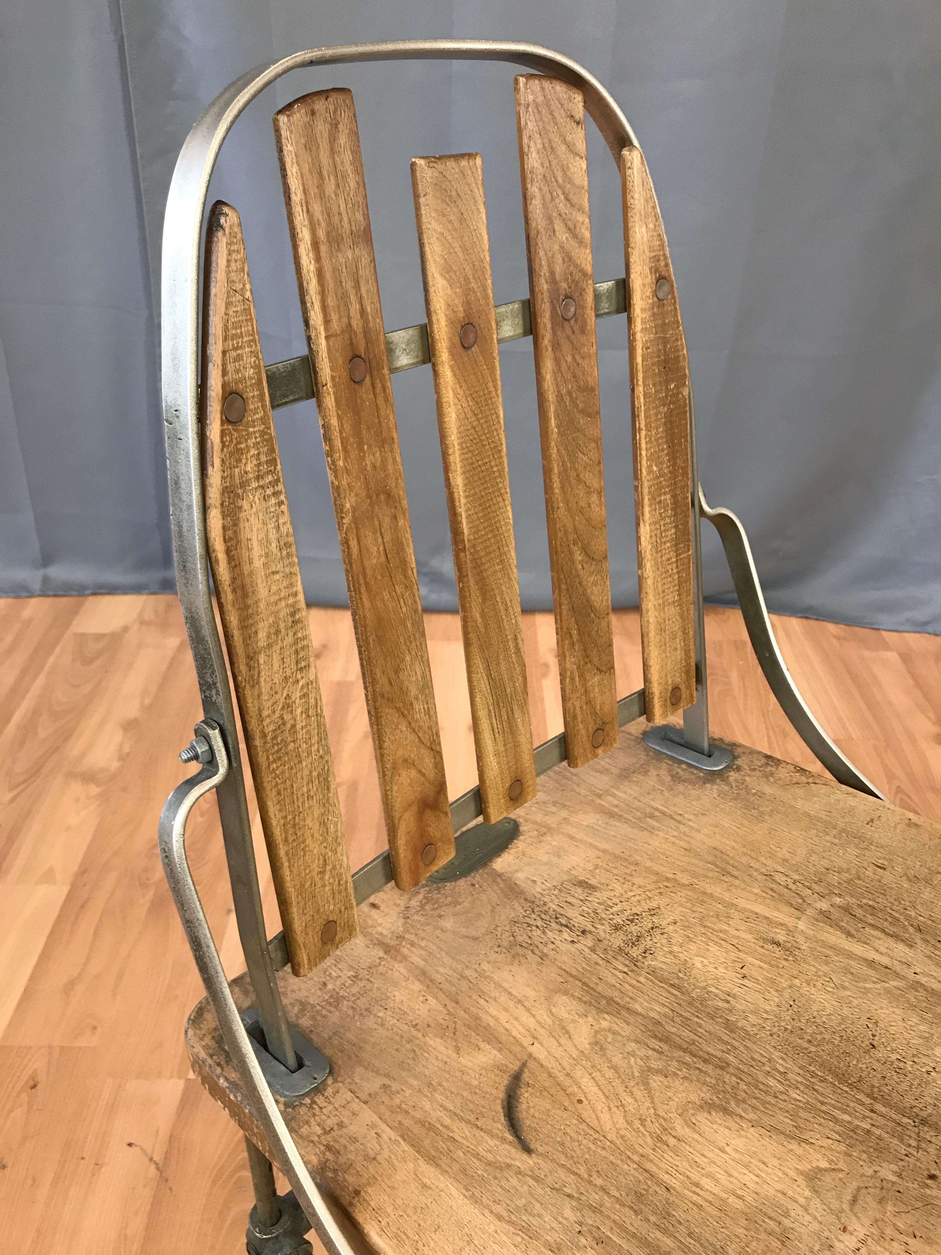 Brizard & Young “Adjustable Industrial Chair”, circa 1900 6